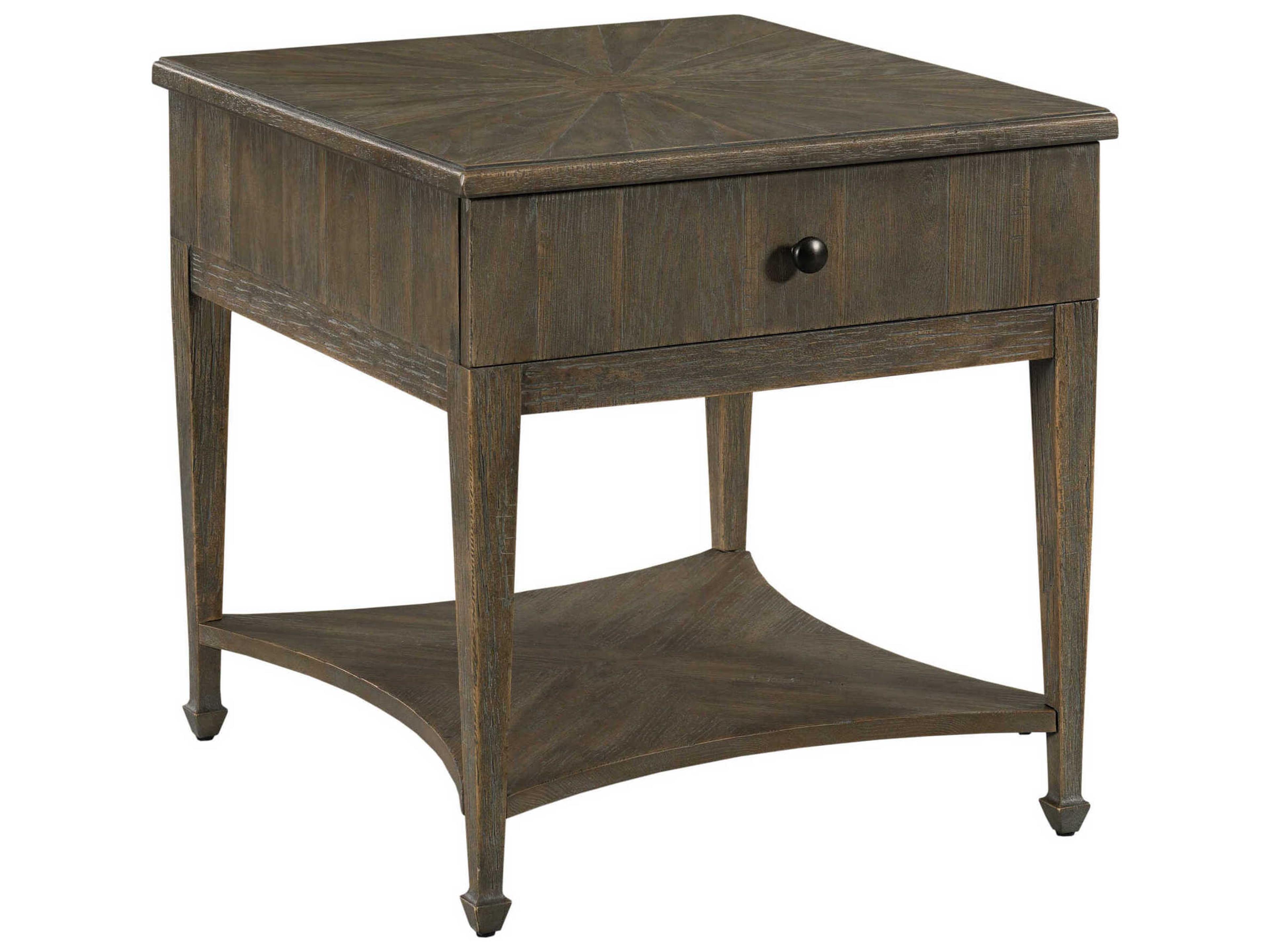 Emporium Carmine Rectangular Wood Shadow End Table