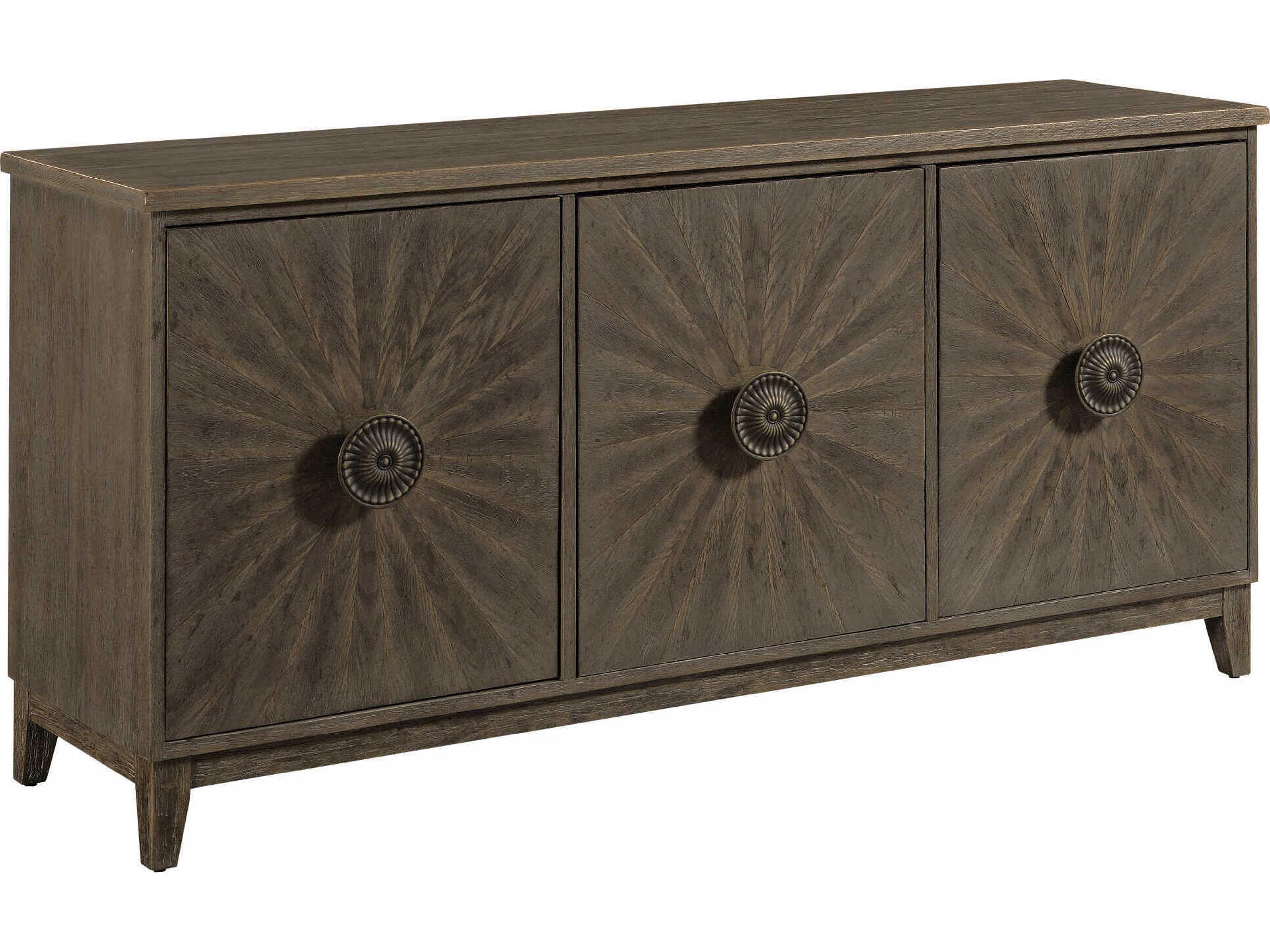 Emporium Crosley 66" Hardwood Shadow Media Console