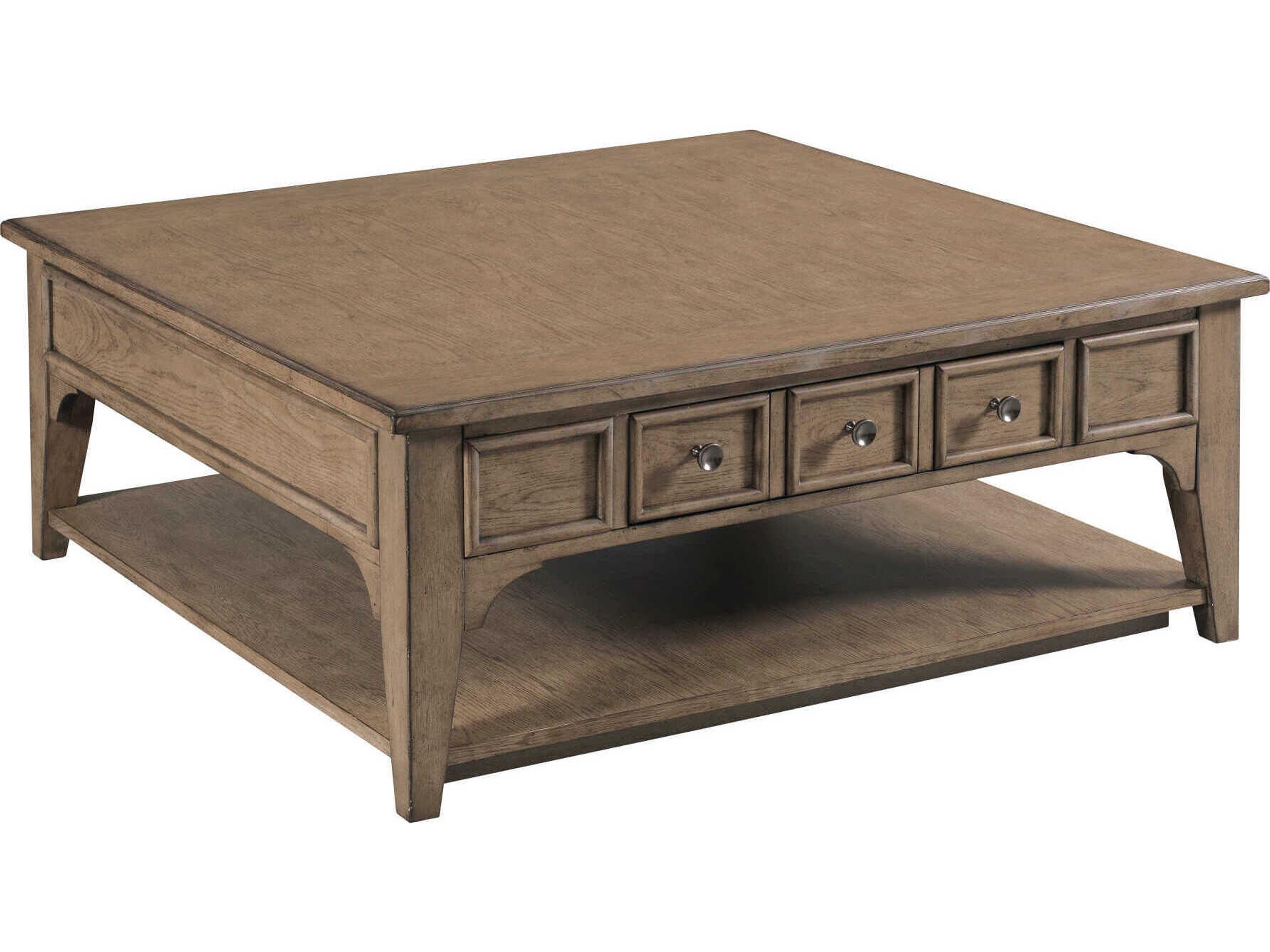 Carmine Beatrix Square Wood Latte Coffee Table