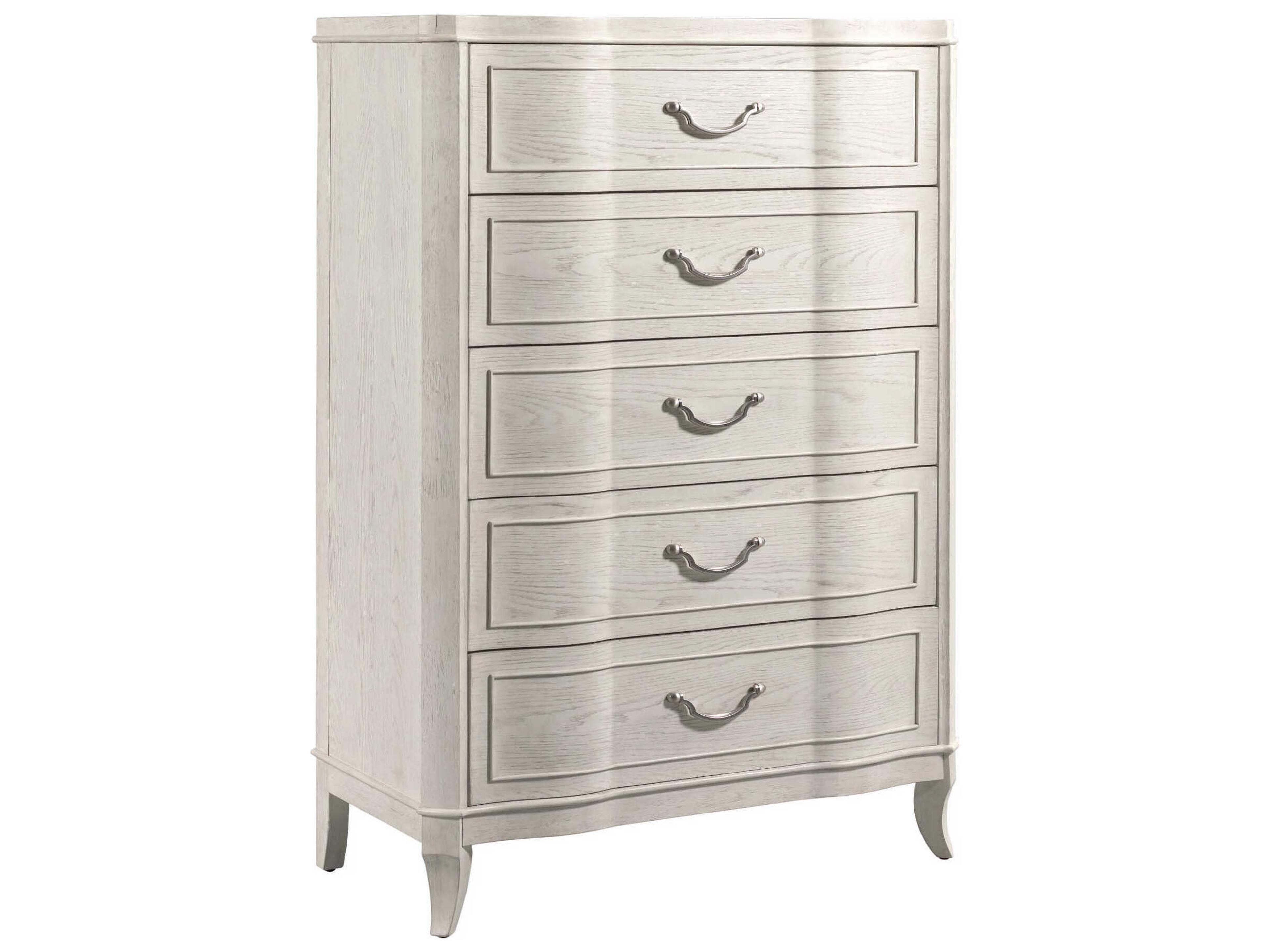 Harmony Emelie Eggshell White Oak Wood Accent Chest