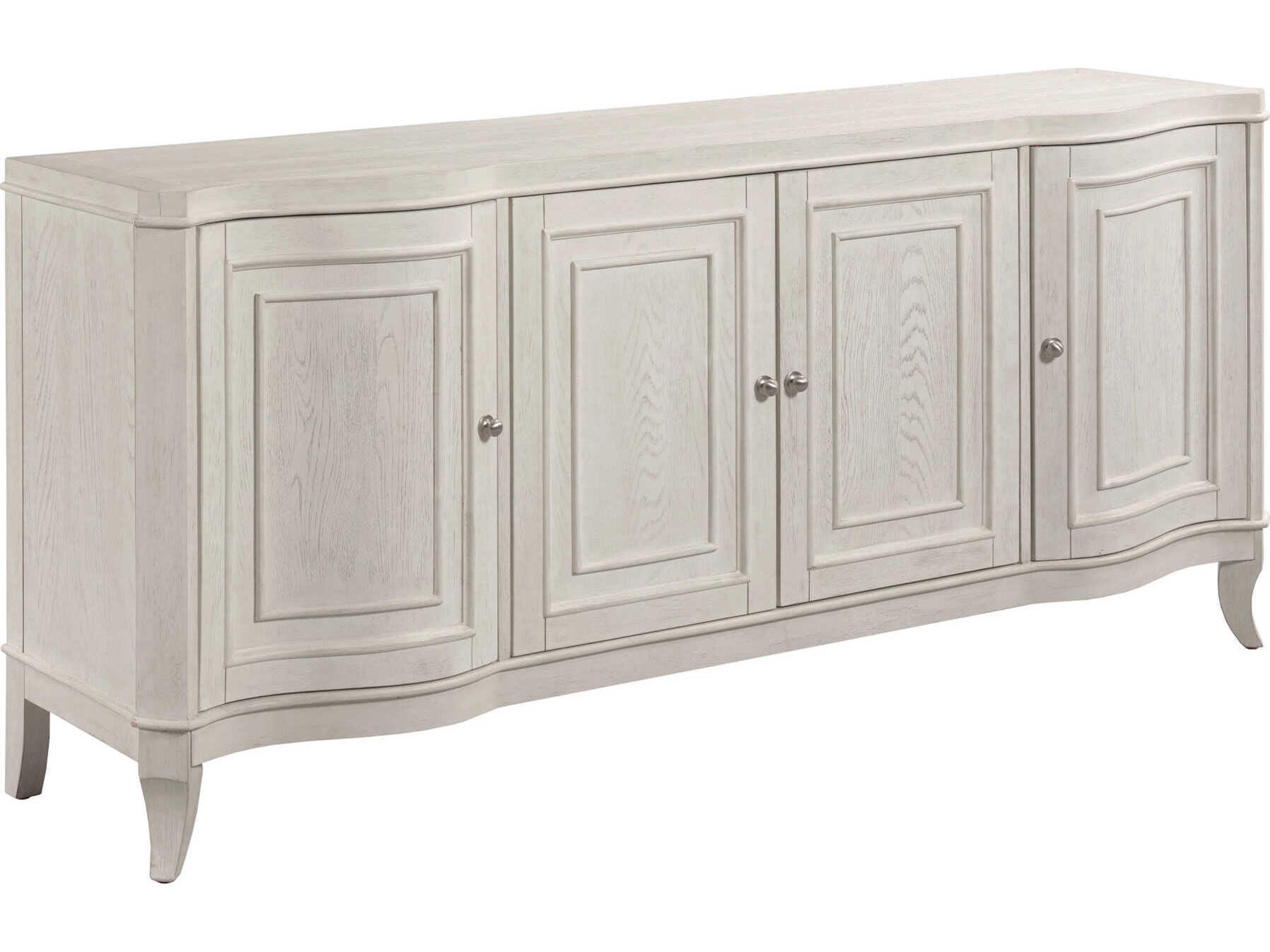 Harmony Angeline 74" Oak Wood Eggshell Media Console