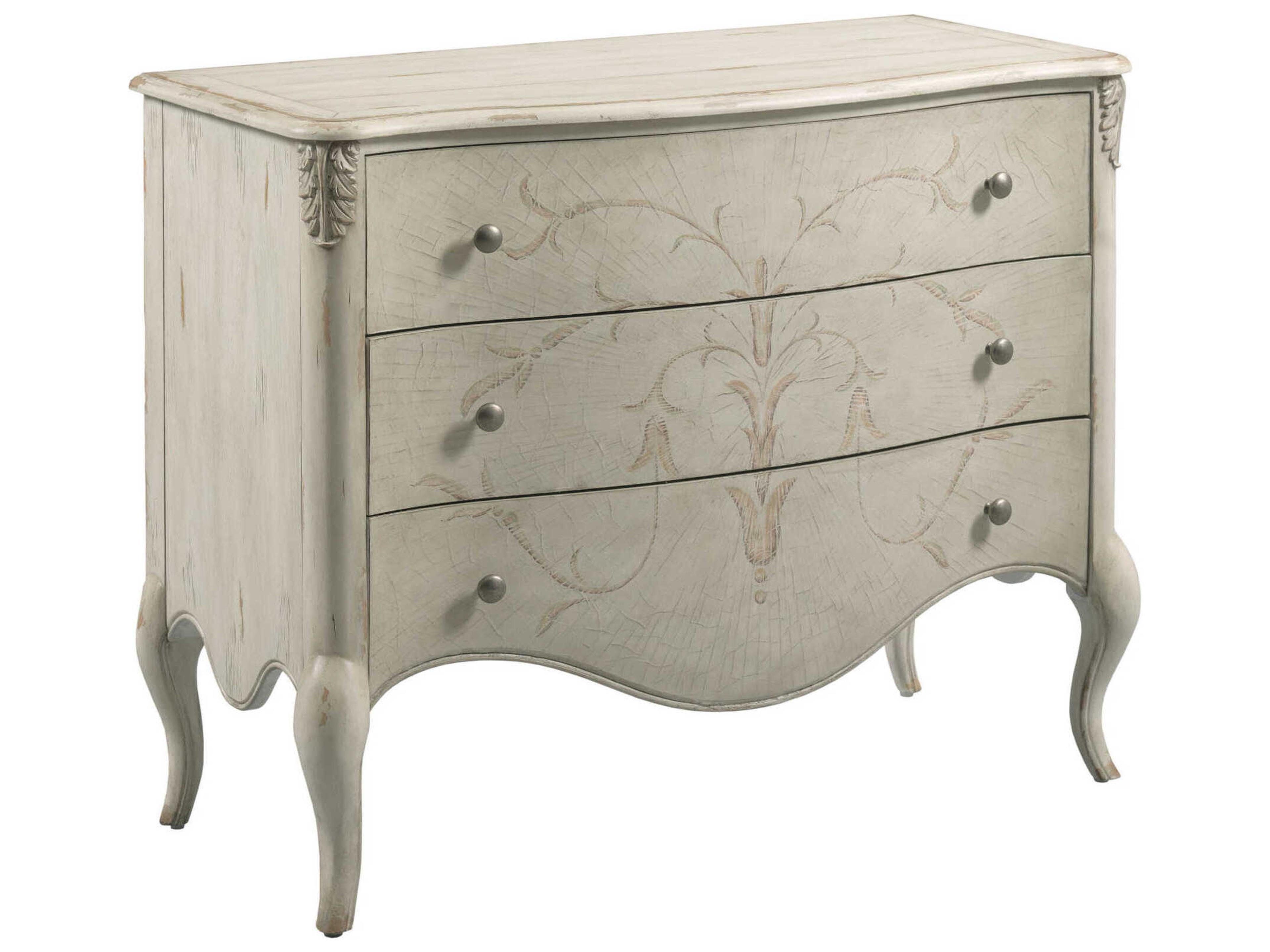 Cambric Marisca Creme Beige Hardwood Accent Chest