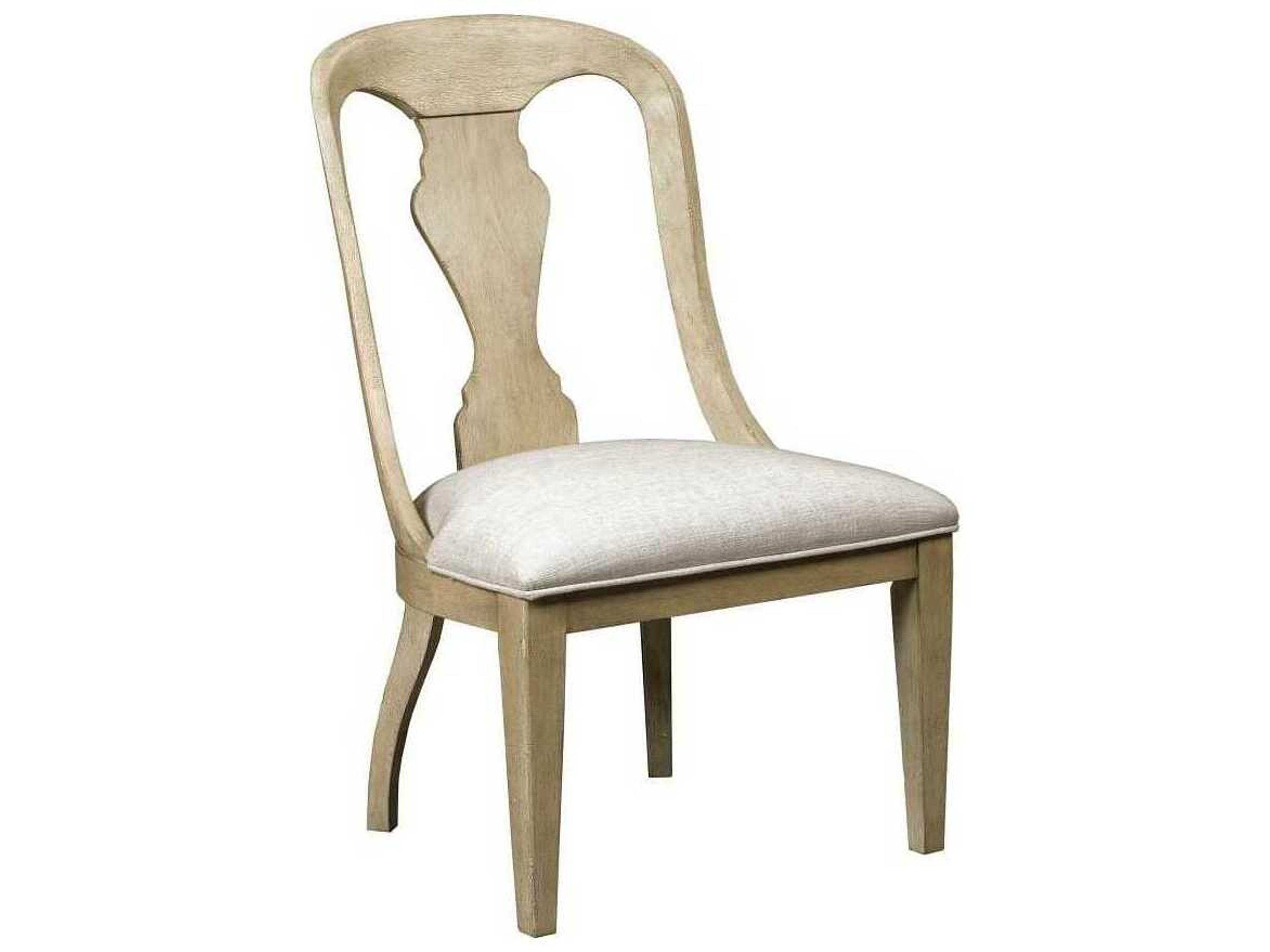 Litchfield Whitby Hardwood Brown Upholstered Armless Dining Chair