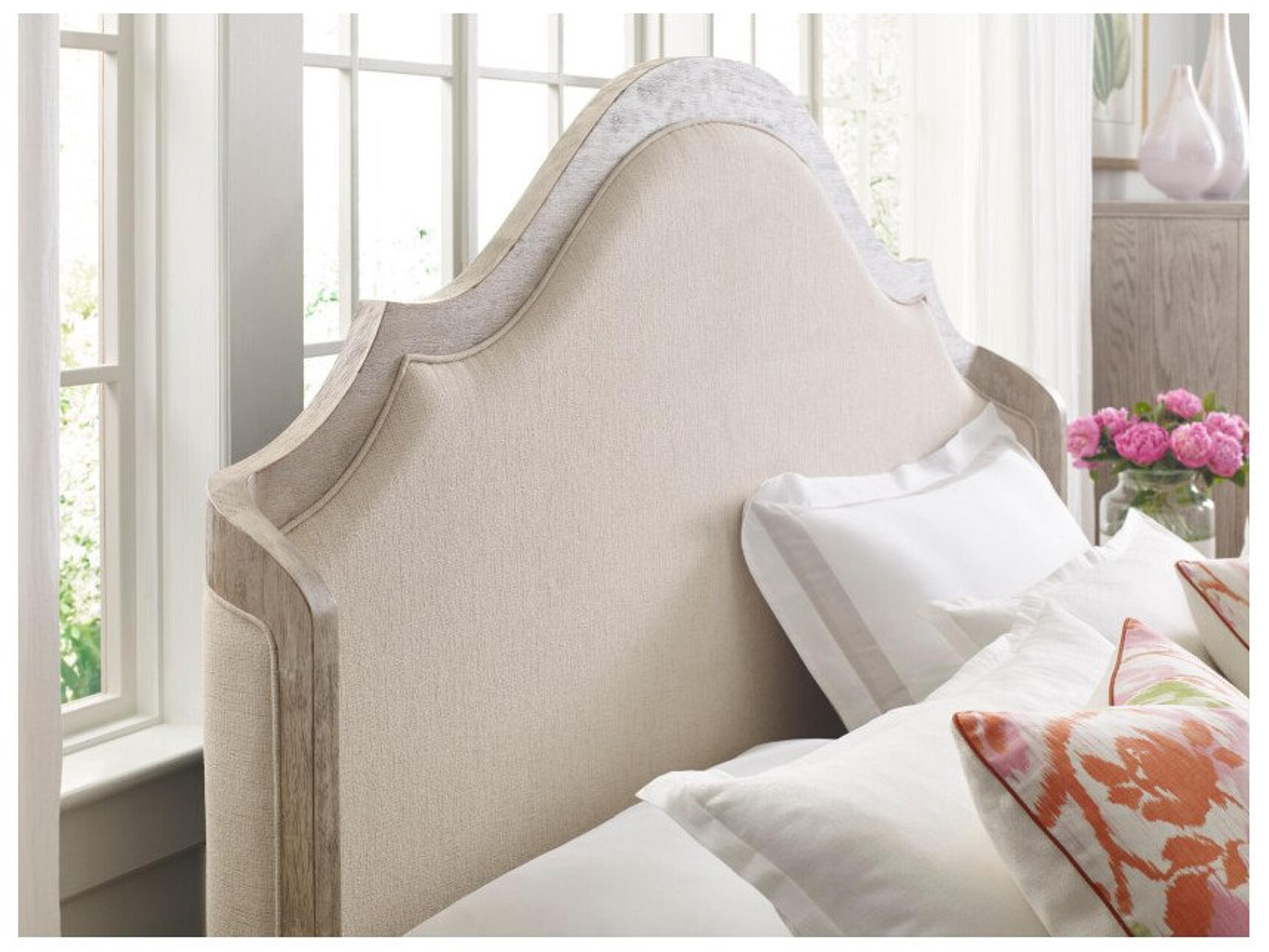 American Drew Vista Oak Wood King Panel Bed