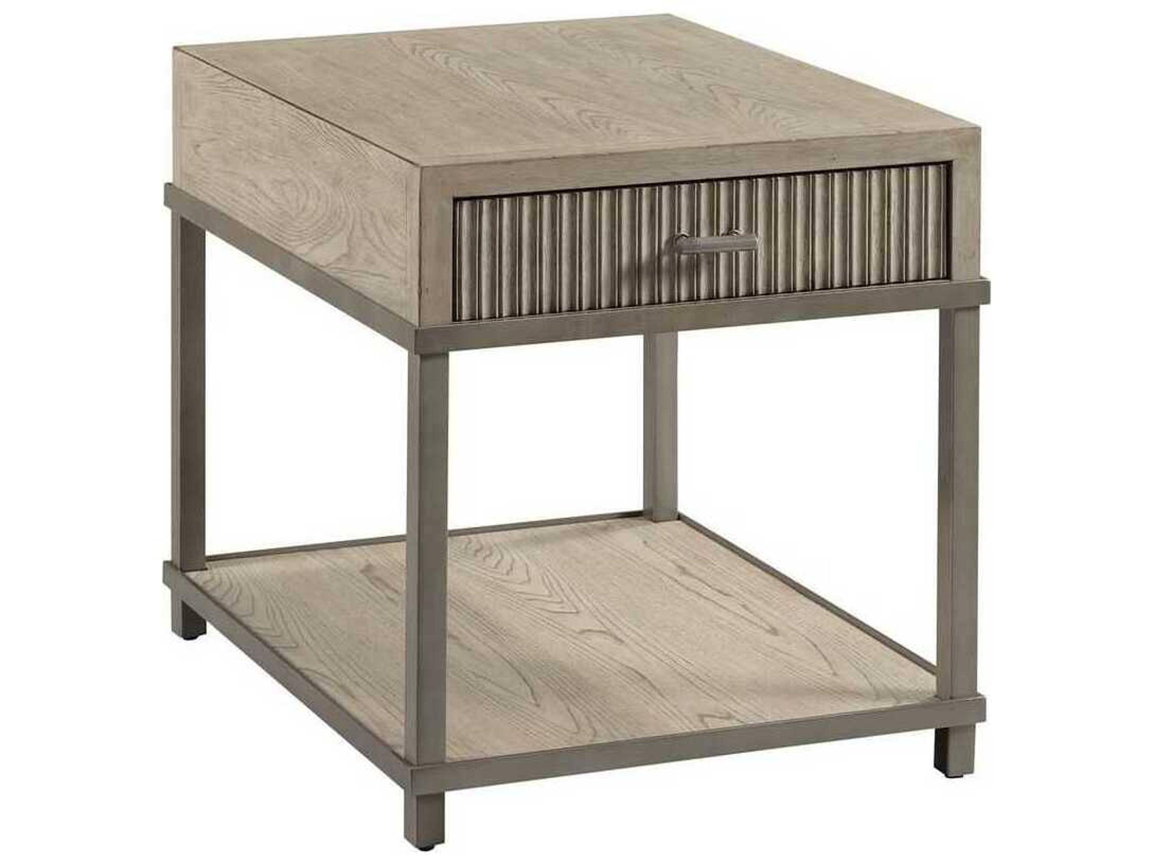 West Fork Bailey Rectangular Wood Aged Taupe End Table