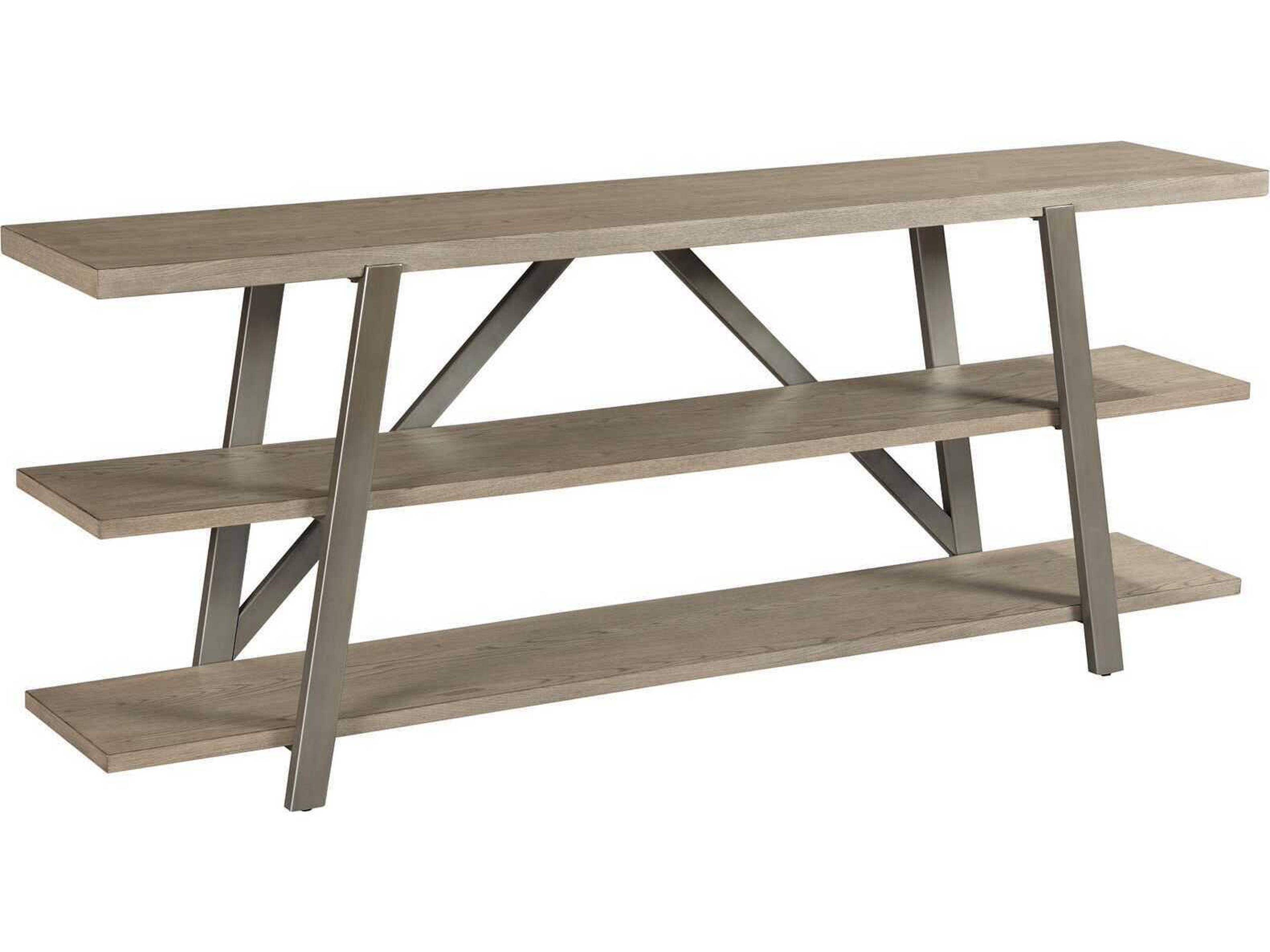 West Fork Bailey Rectangular Wood Aged Taupe Console Table