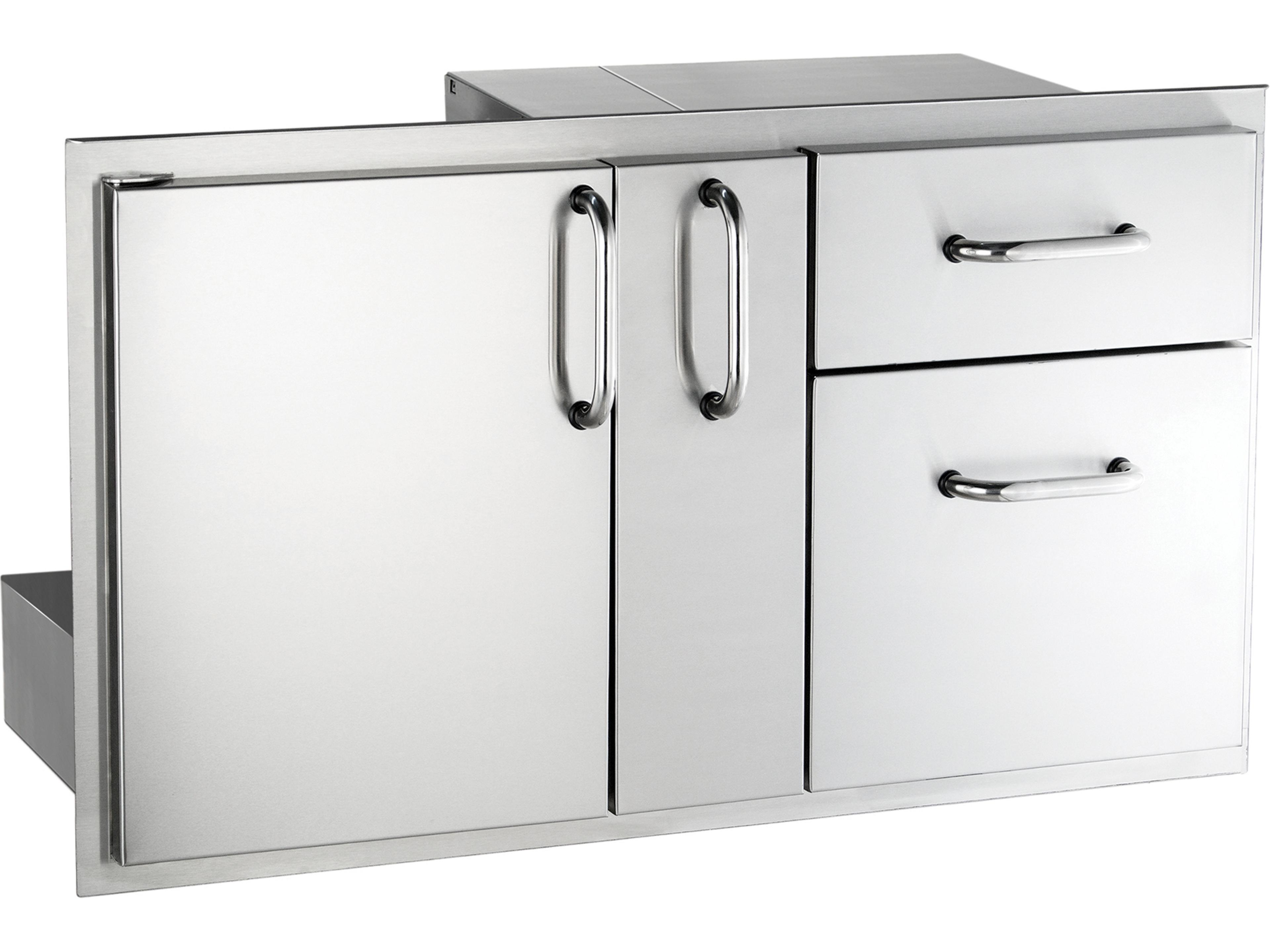 36-Inch Door with Double Drawer & Platter storage