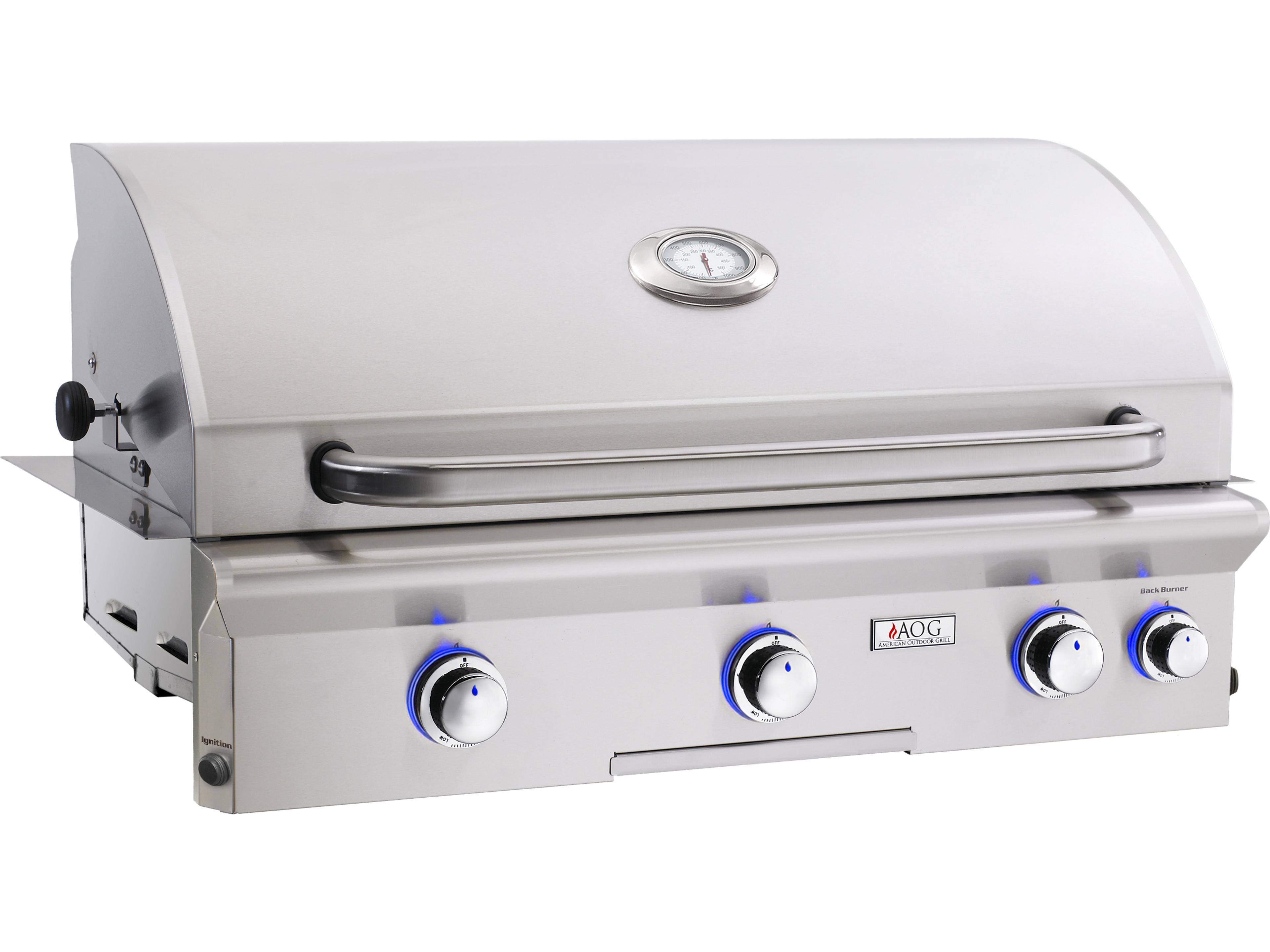 L Series Built-in 36'' BBQ Grill with Rotisserie and Back Burner