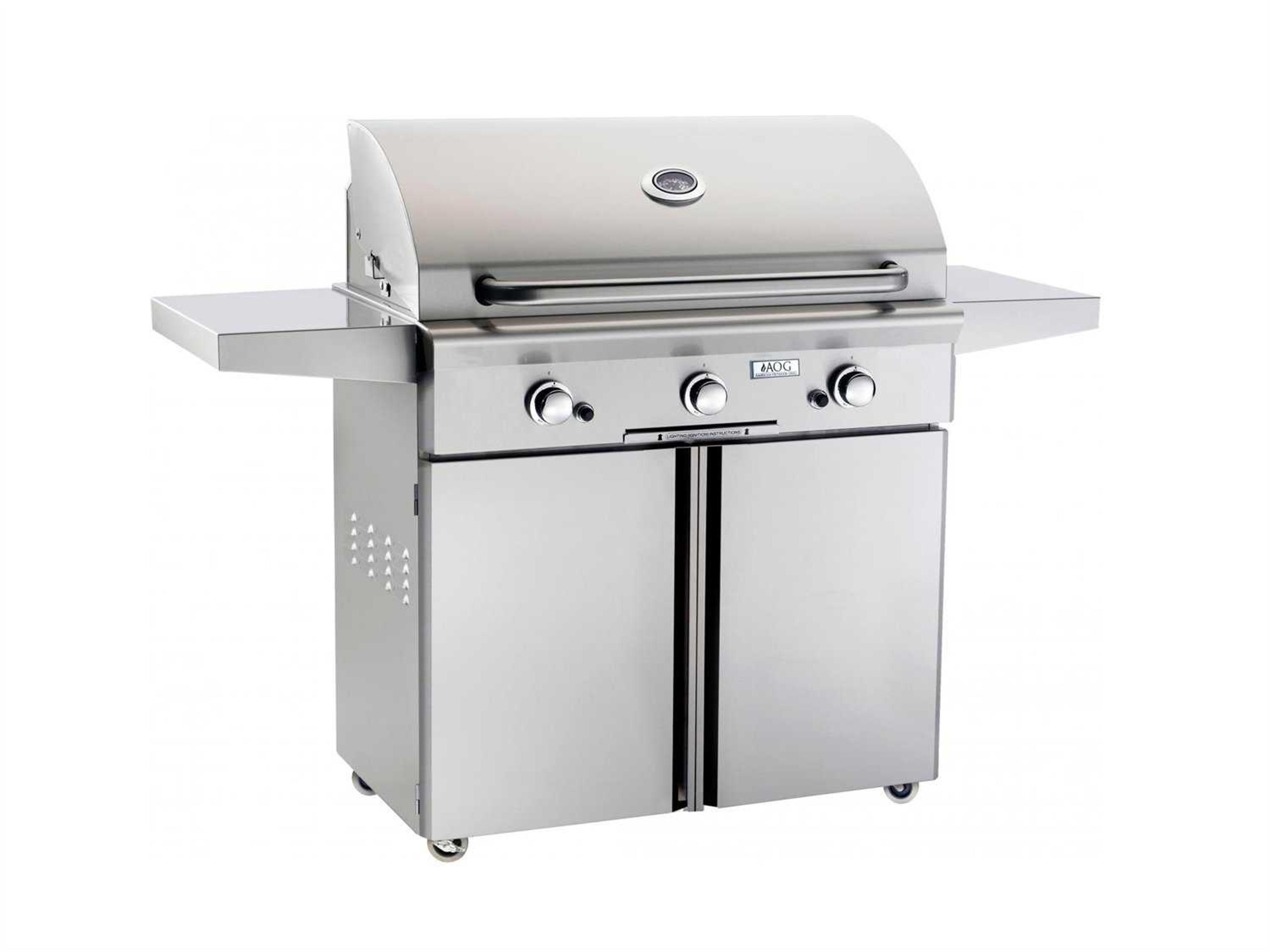 L Series Portable 36'' On Cart BBQ Grill