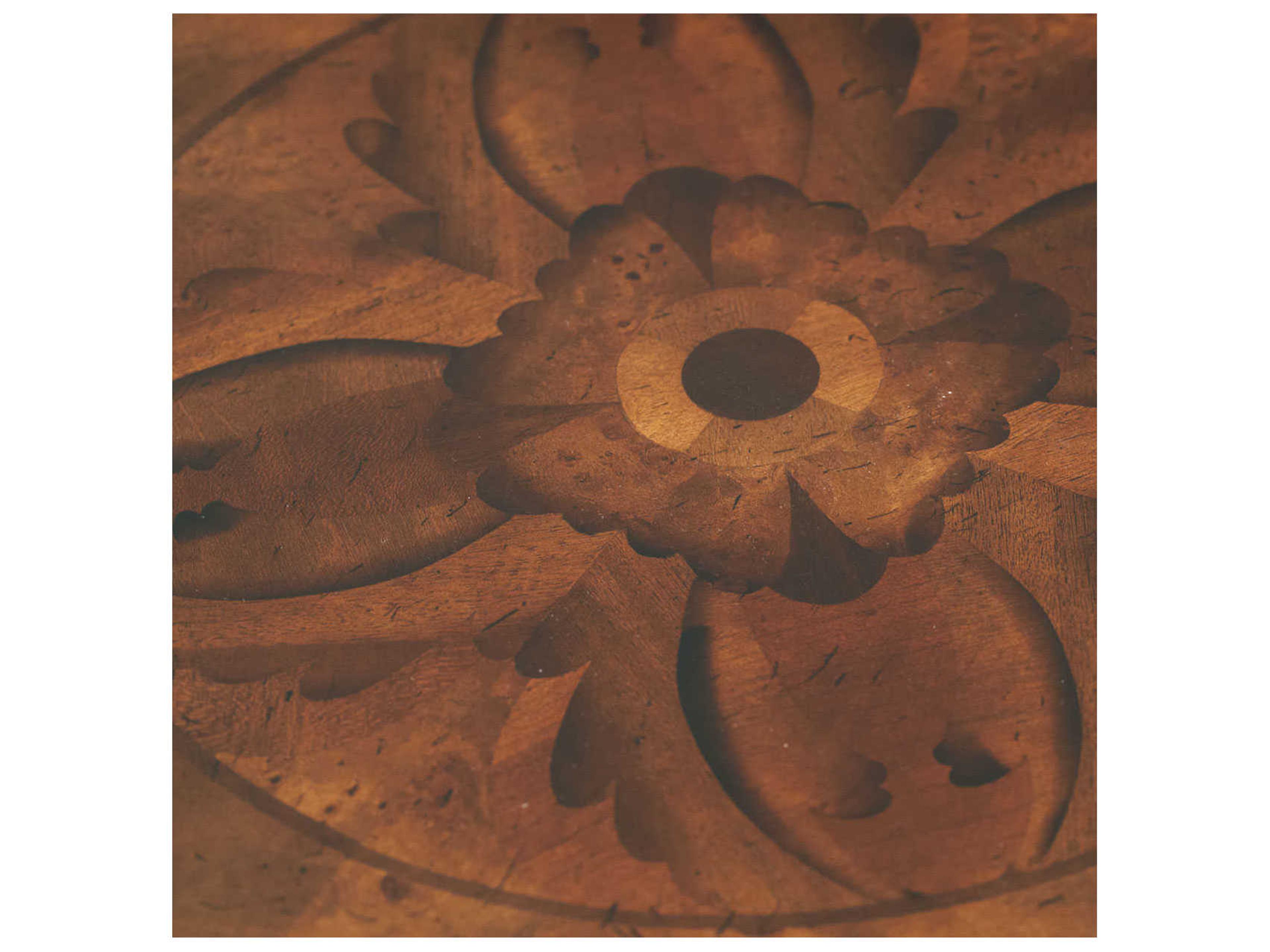 Luxecor Gilded Rectangular Wood Classic Chestnut Dining Table