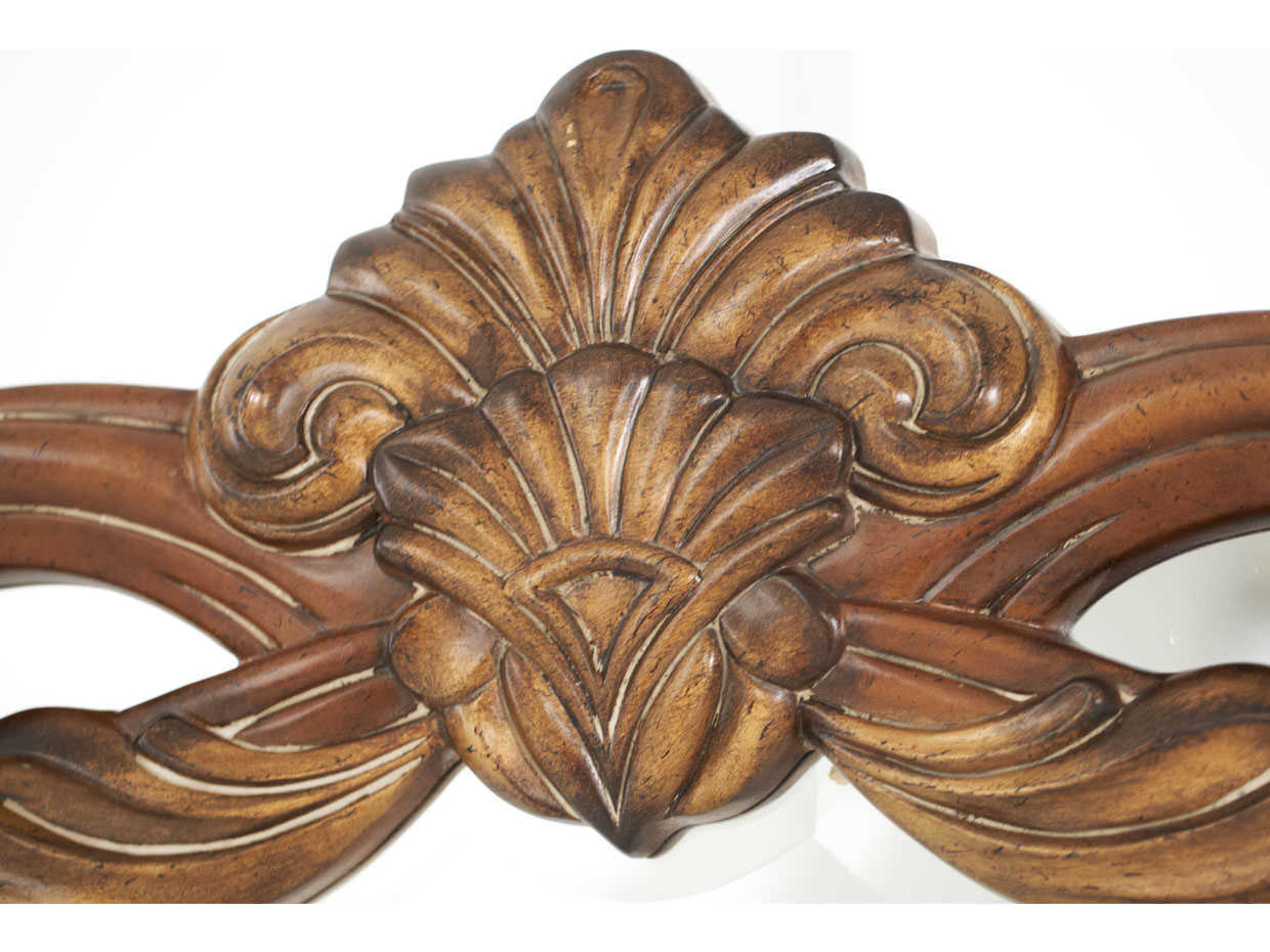 Luxecor Gilded Classic Chestnut Wall Mirror