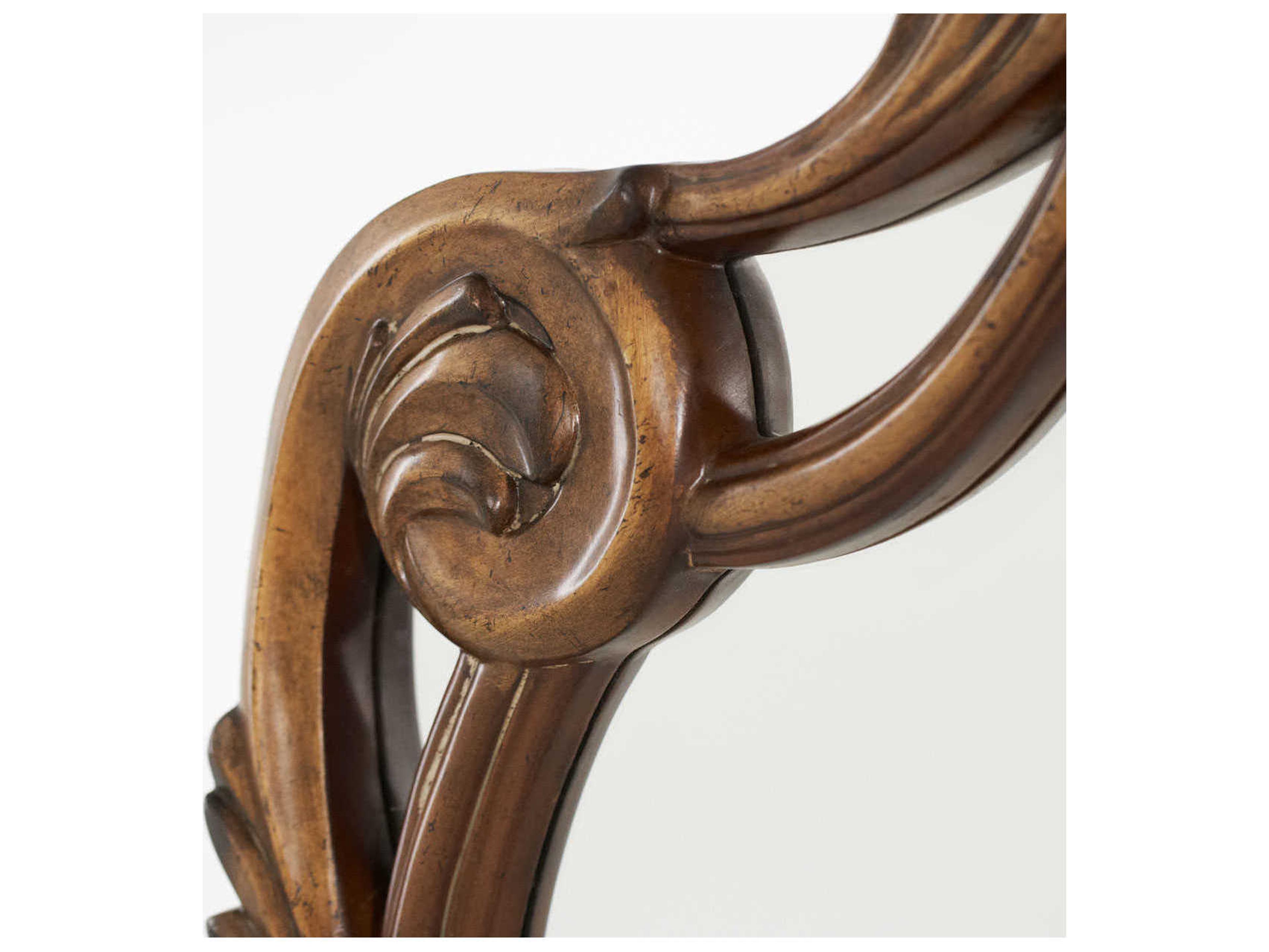 Luxecor Gilded Classic Chestnut Wall Mirror