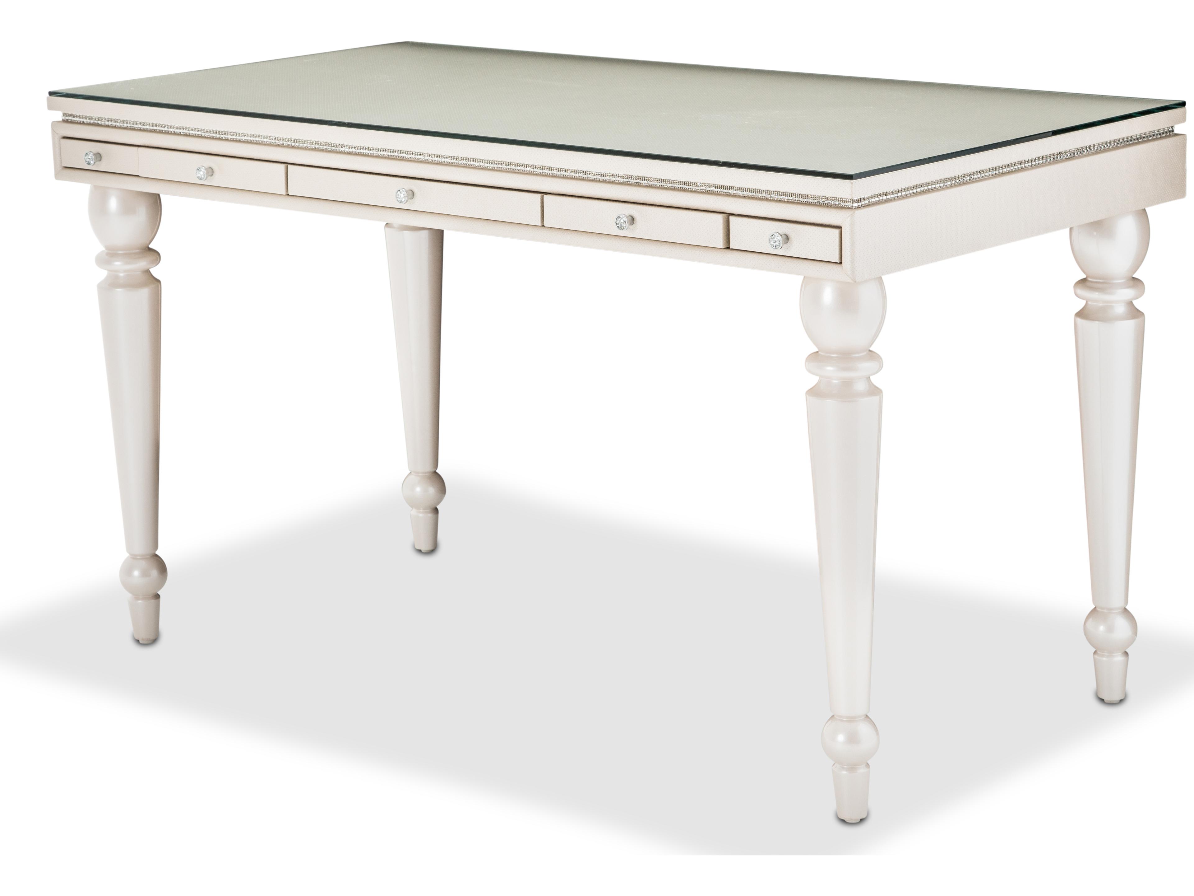 Gilded White Writing Desk