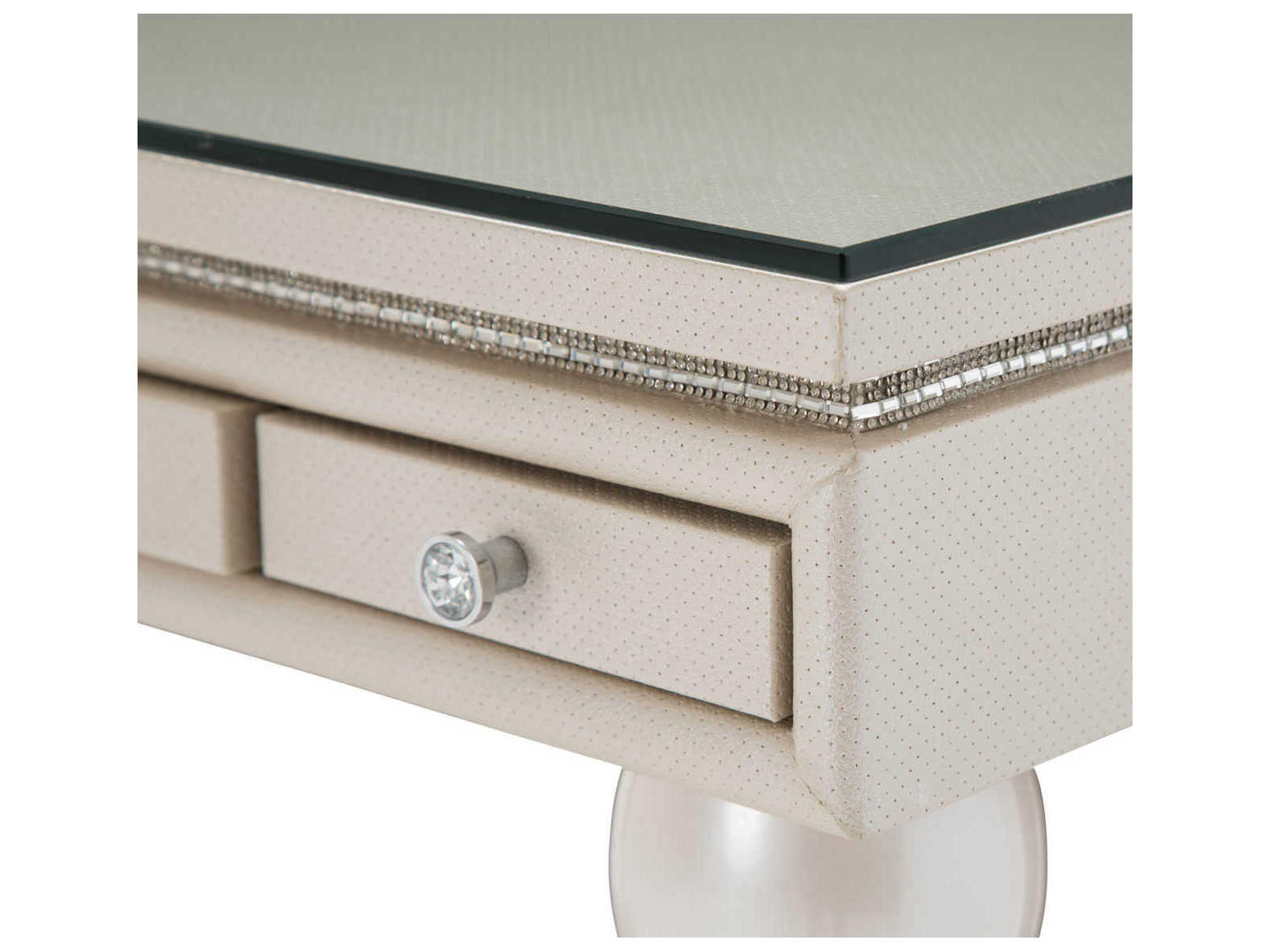 Luxecor Gilded White Writing Desk