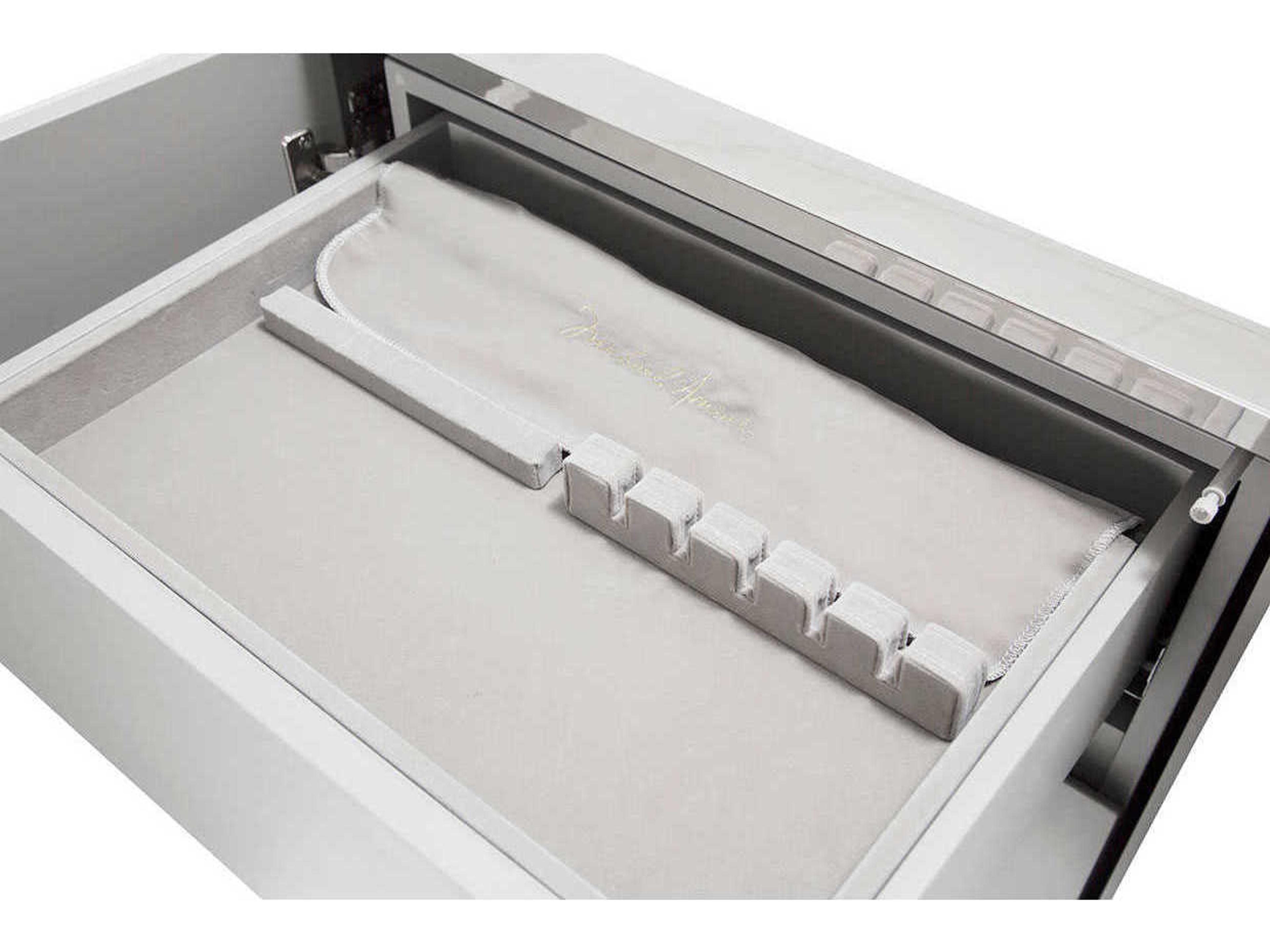 Luxecor Gilded 72" Glossy White Sideboard