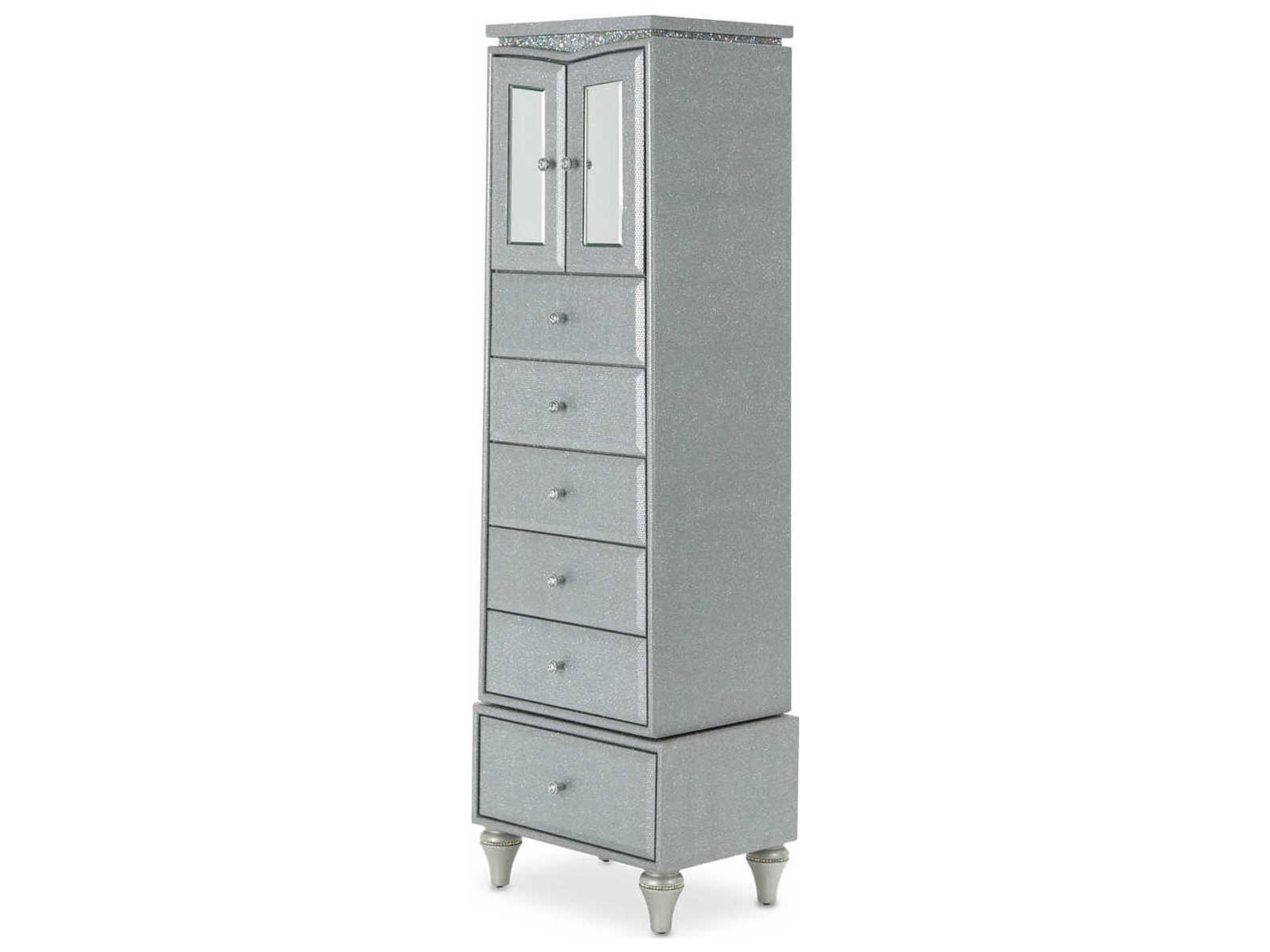 Melrose Plaza Dove Gray Accent Chest