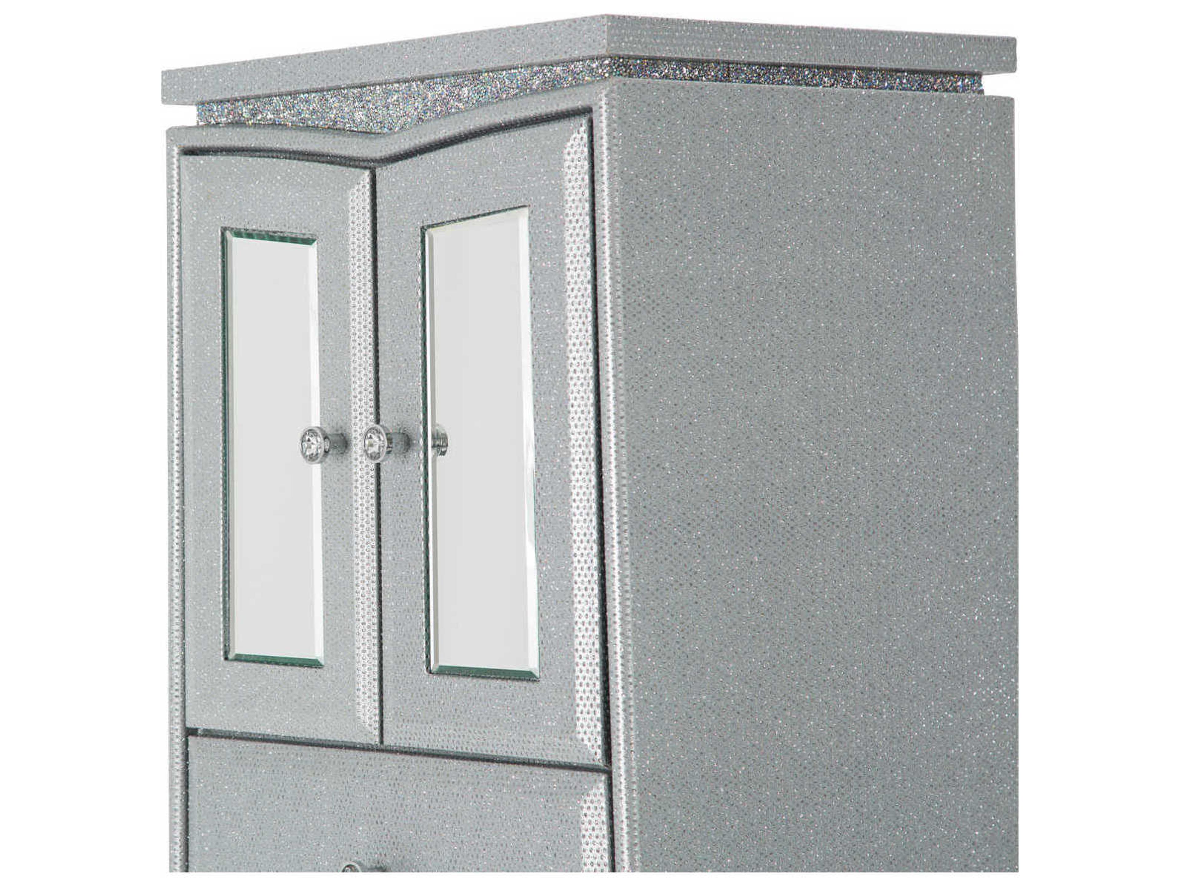 Luxecor Gilded Dove Gray Accent Chest