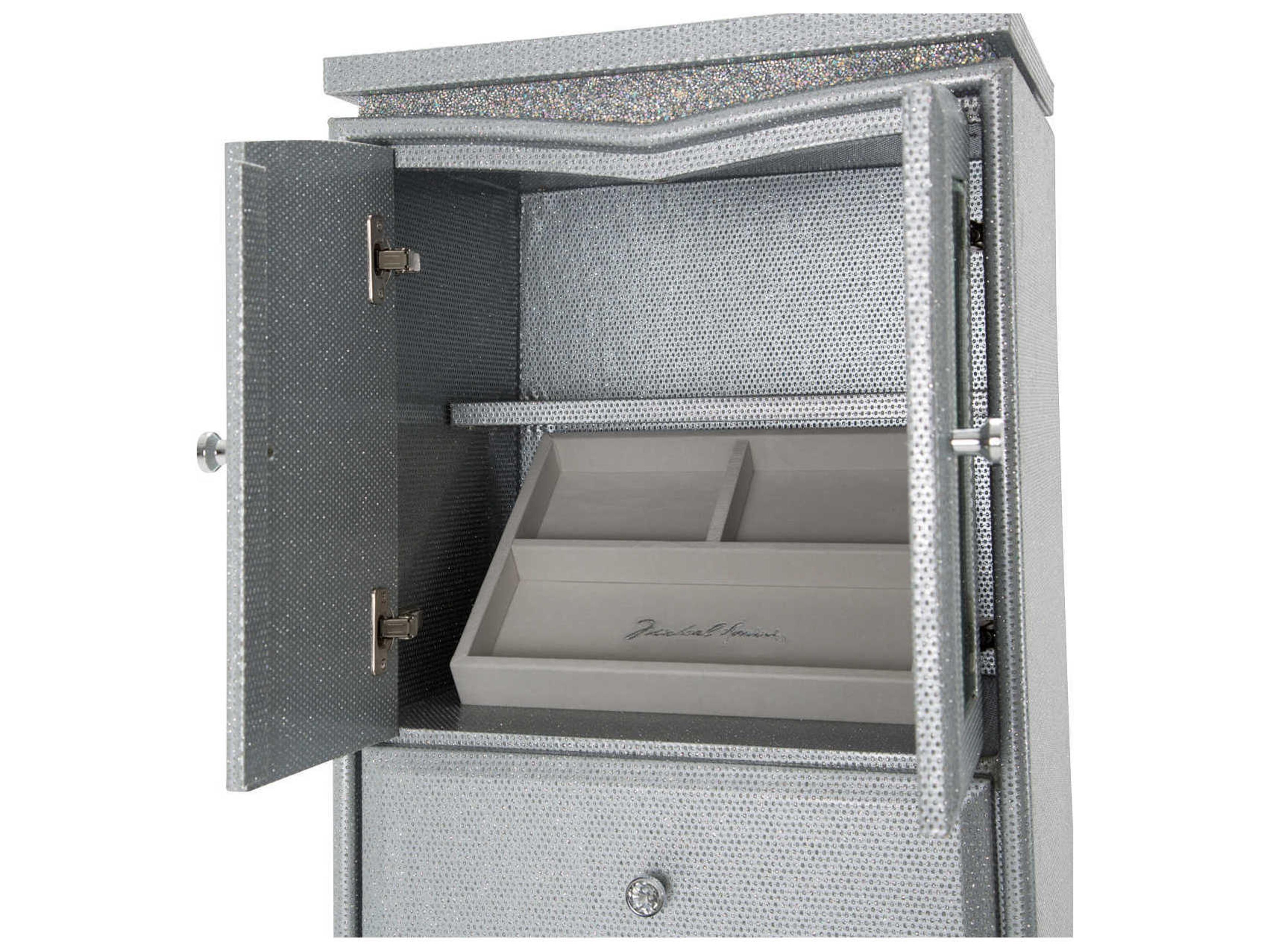 Luxecor Gilded Dove Gray Accent Chest