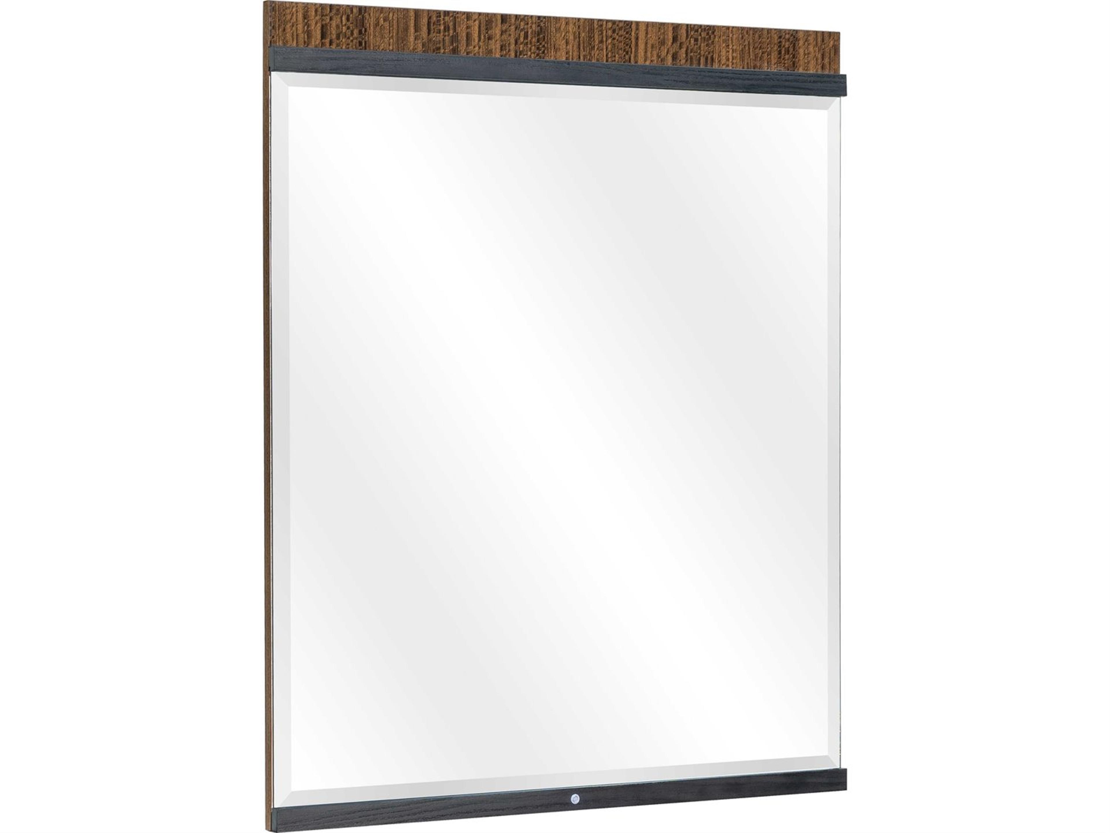 Luxecor Gilded Charcoal Rectangular Dresser Mirror