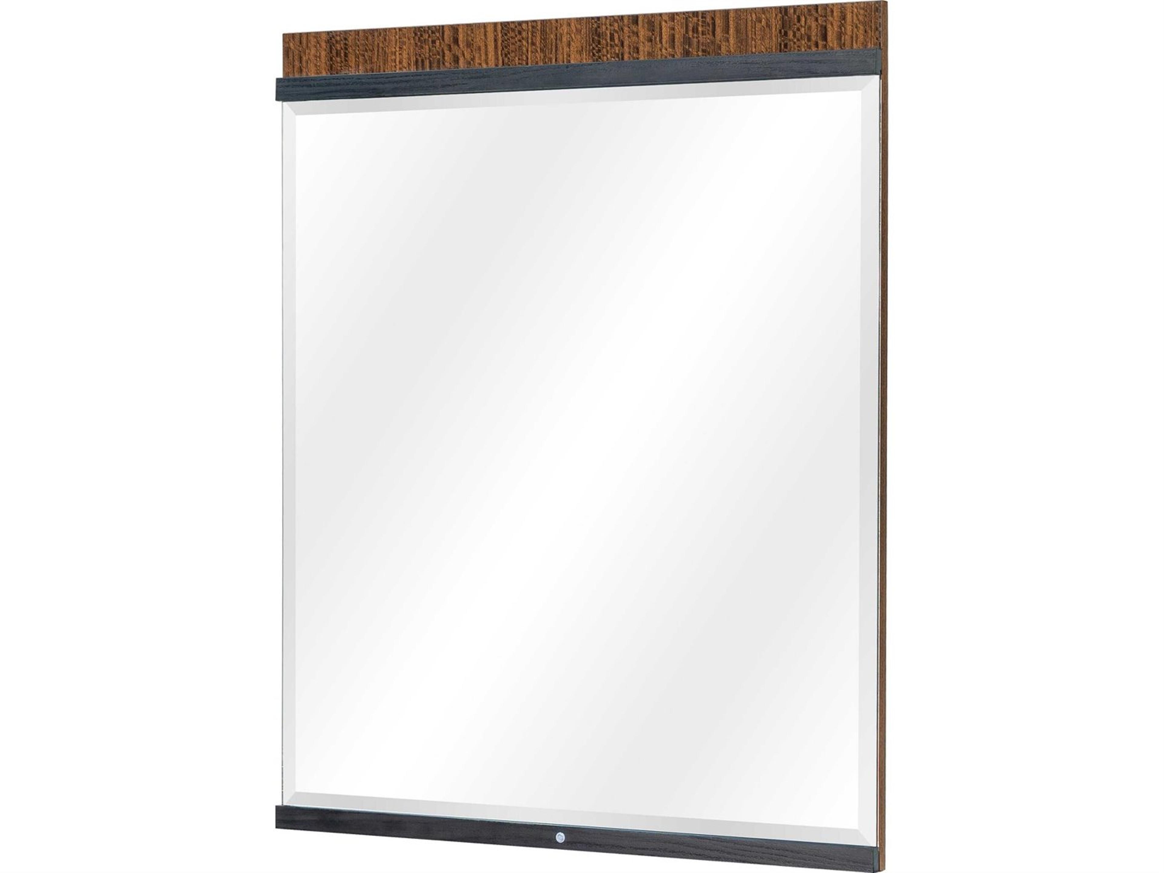 Luxecor Gilded Charcoal Rectangular Dresser Mirror