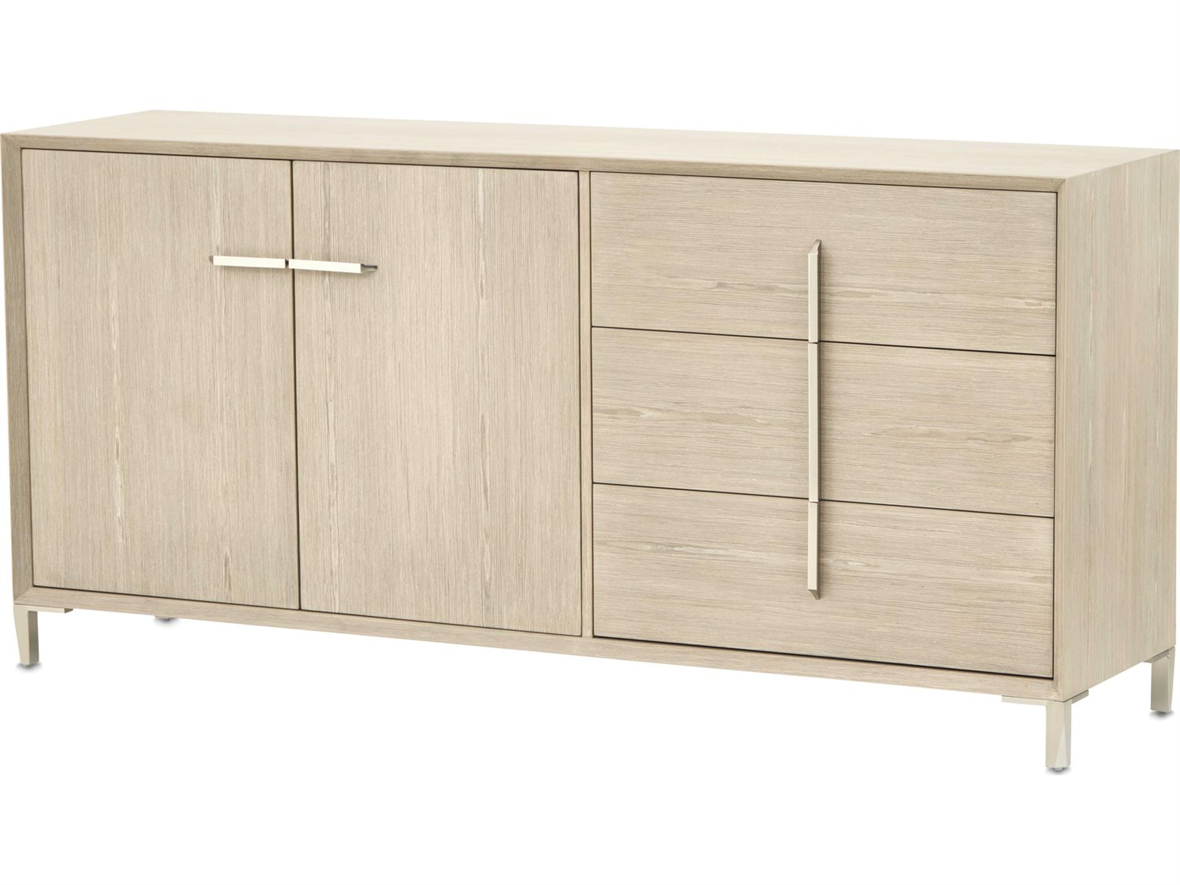Lotus Bay 72" Rubberwood Sand Sideboard