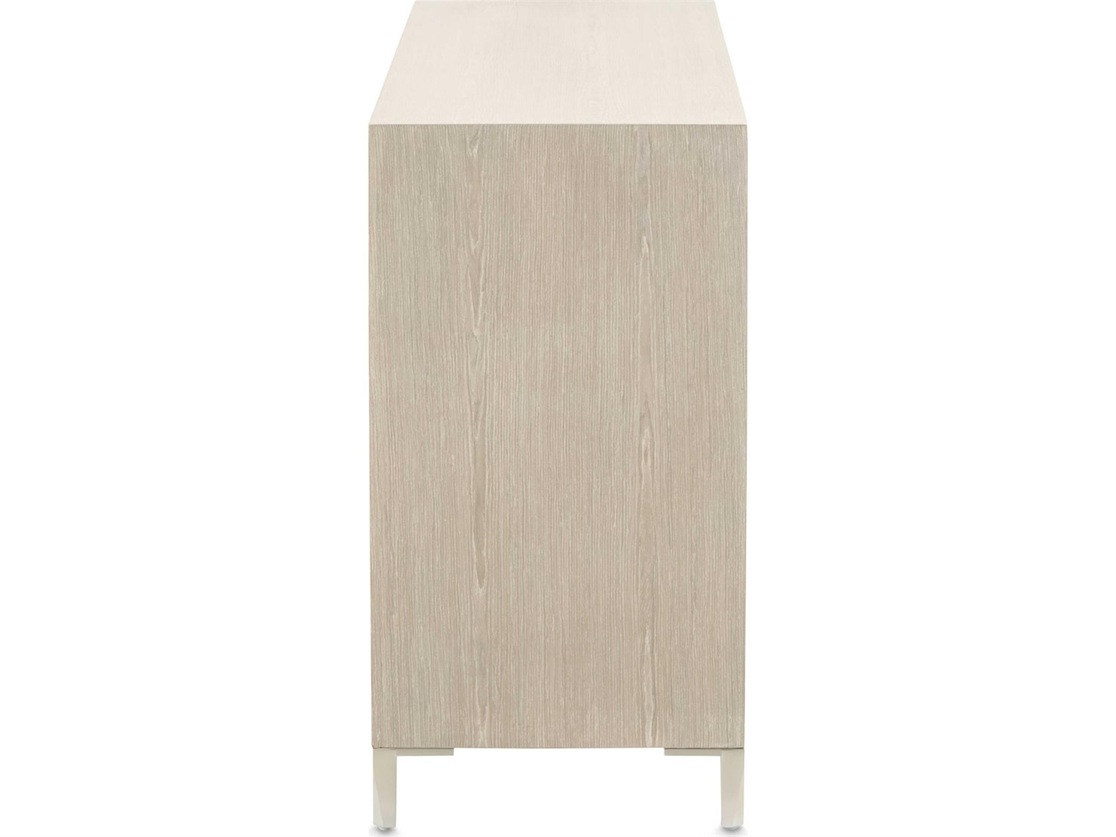 Luxecor Gilded 72" Rubberwood Sand Sideboard