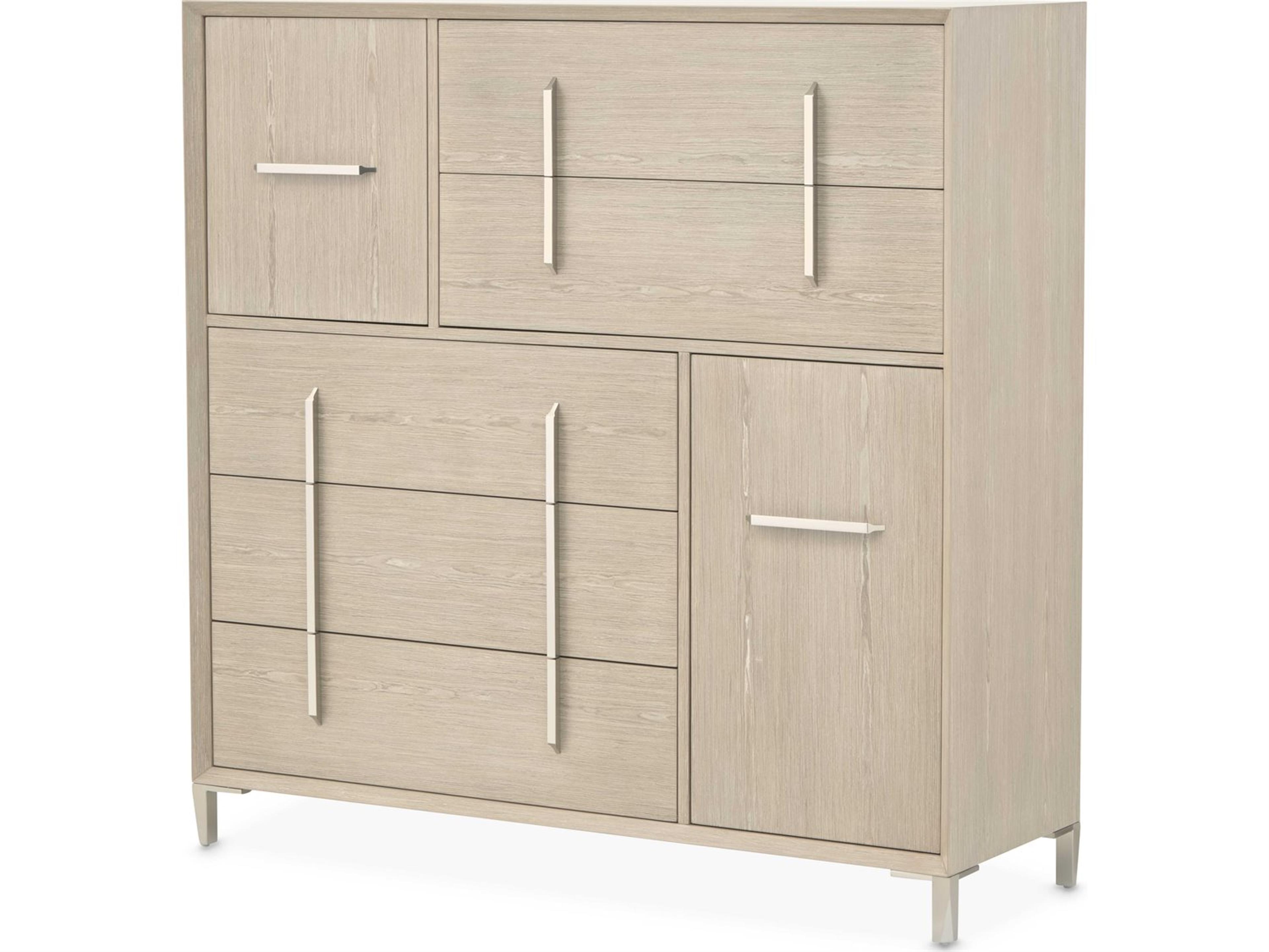 Lotus Bay 5-Drawer Chest in Sand Finish