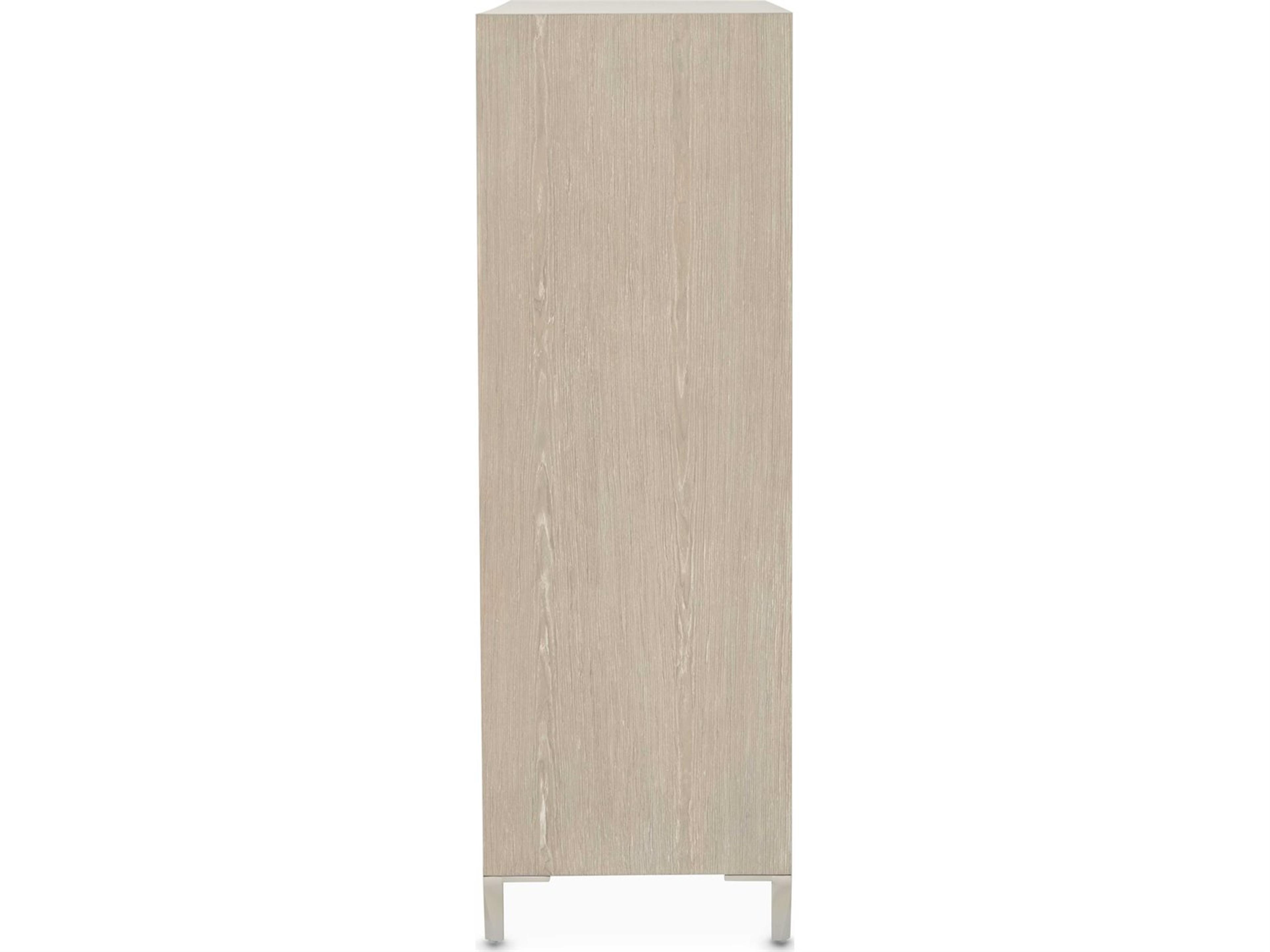 Luxecor Gilded Sand Beige Rubberwood Accent Chest