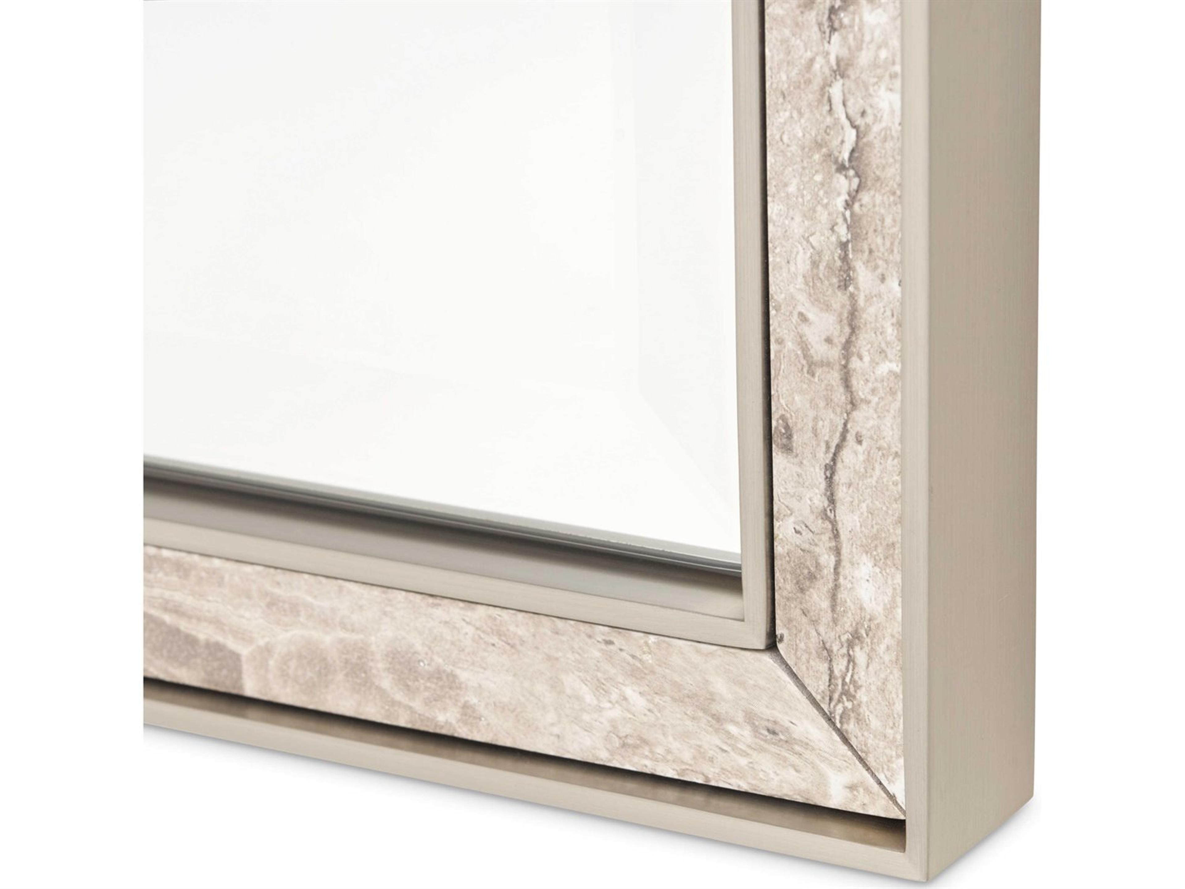 Luxecor Gilded Sand Square Dresser Mirror