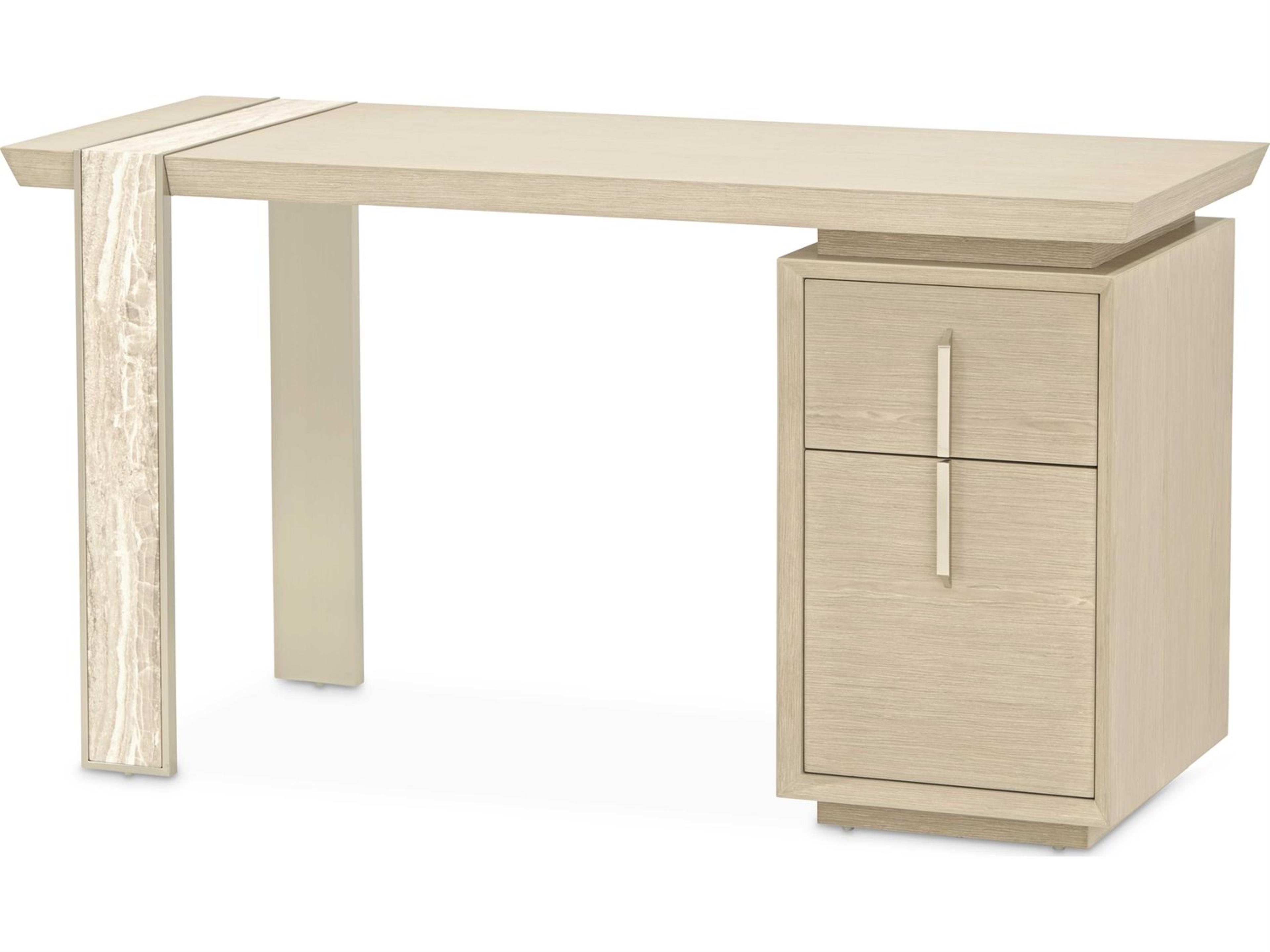 Lotus Bay Sand Rubberwood Vanity Table