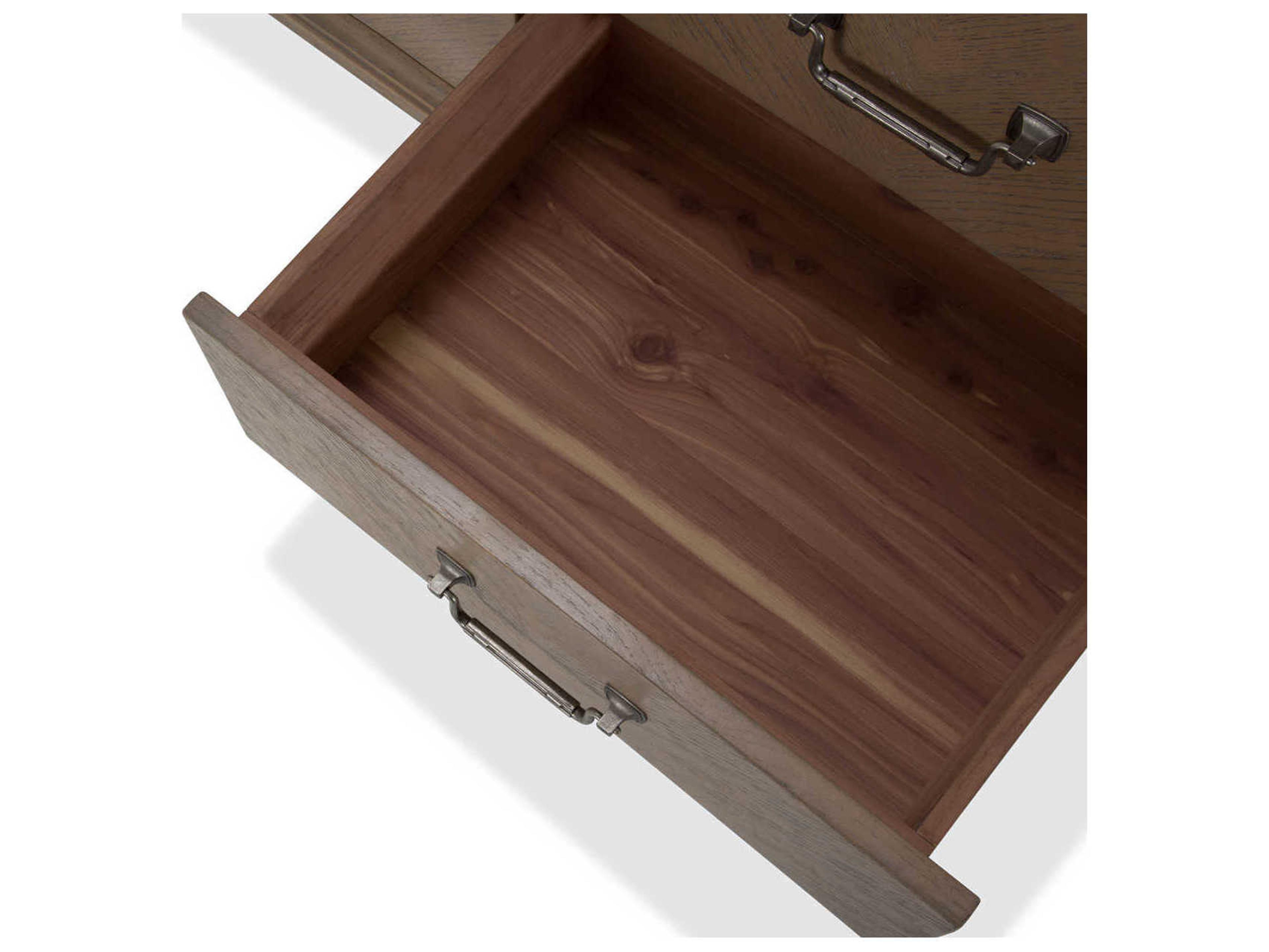 Luxecor Gilded 9-Drawers Brown Dresser