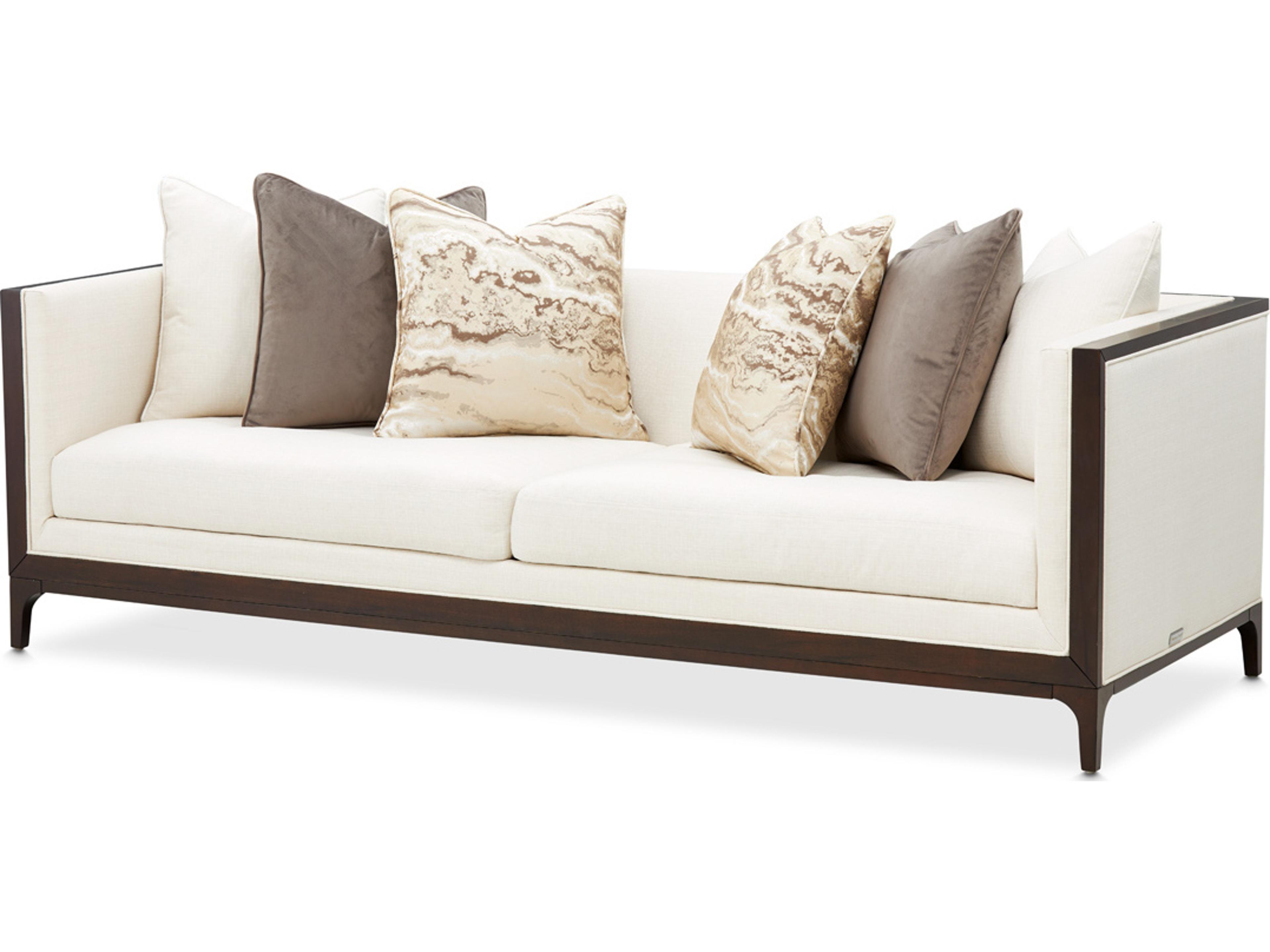 Belmont Place Cream Upholstered Sofa
