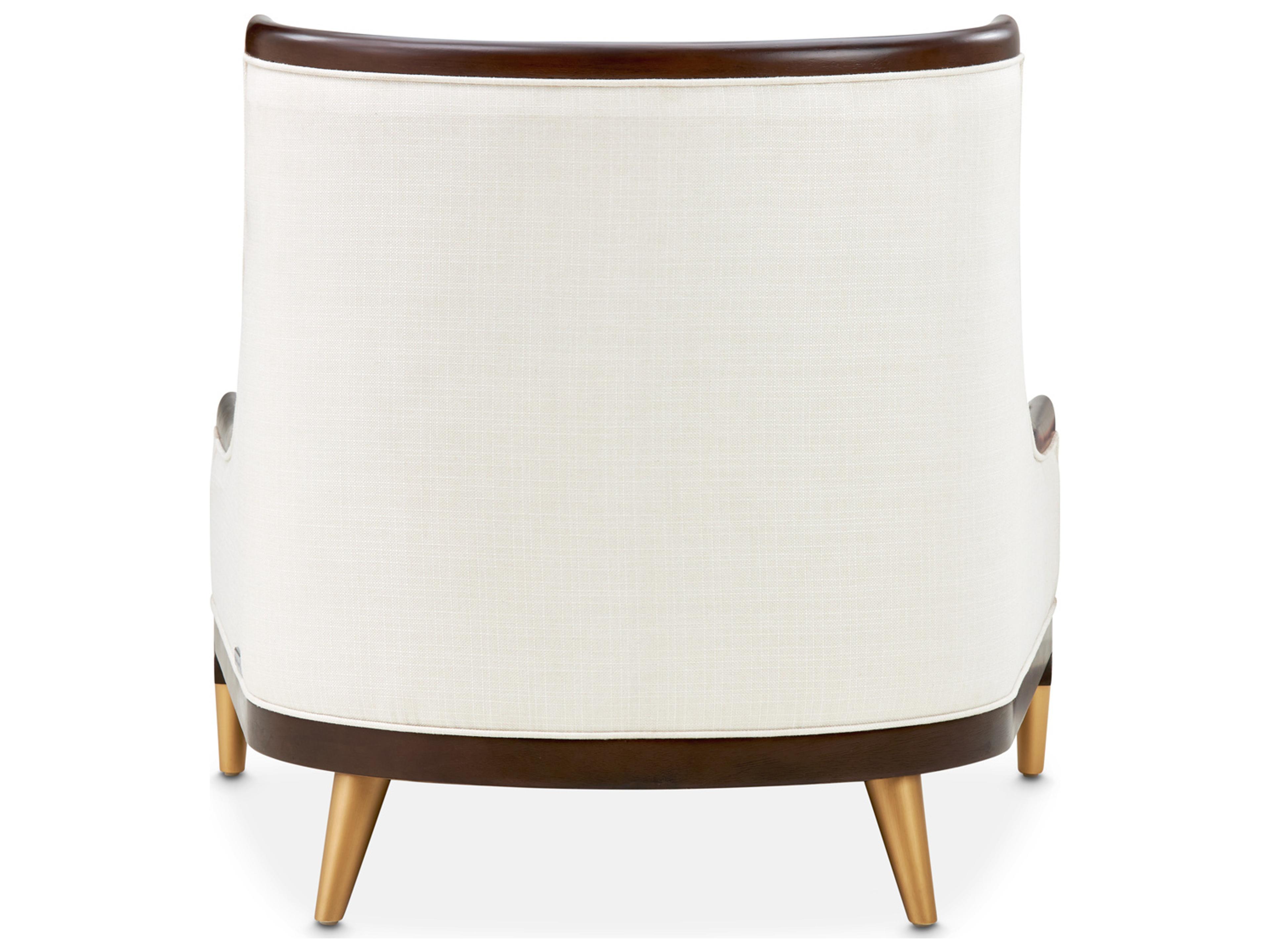 Luxecor Gilded Cream Accent Chair