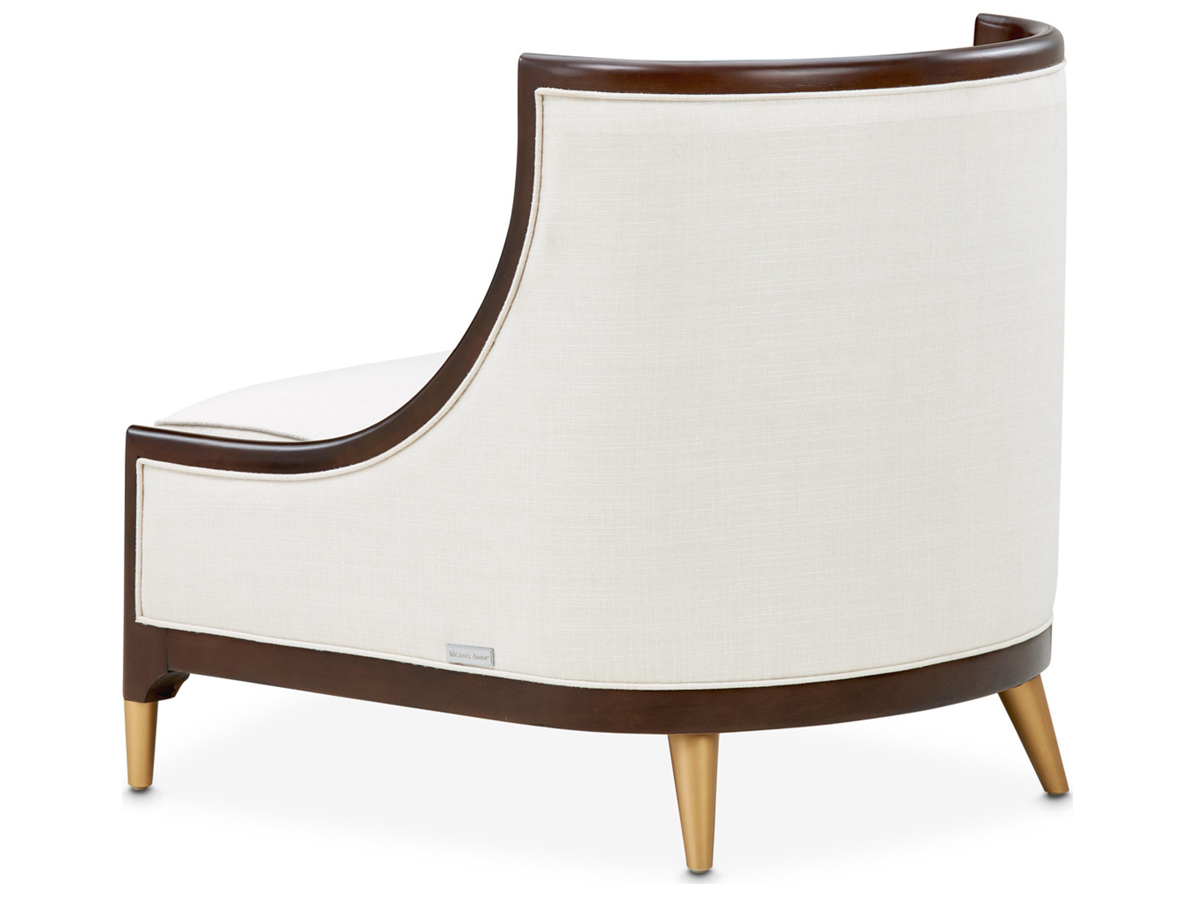 Luxecor Gilded Cream Accent Chair