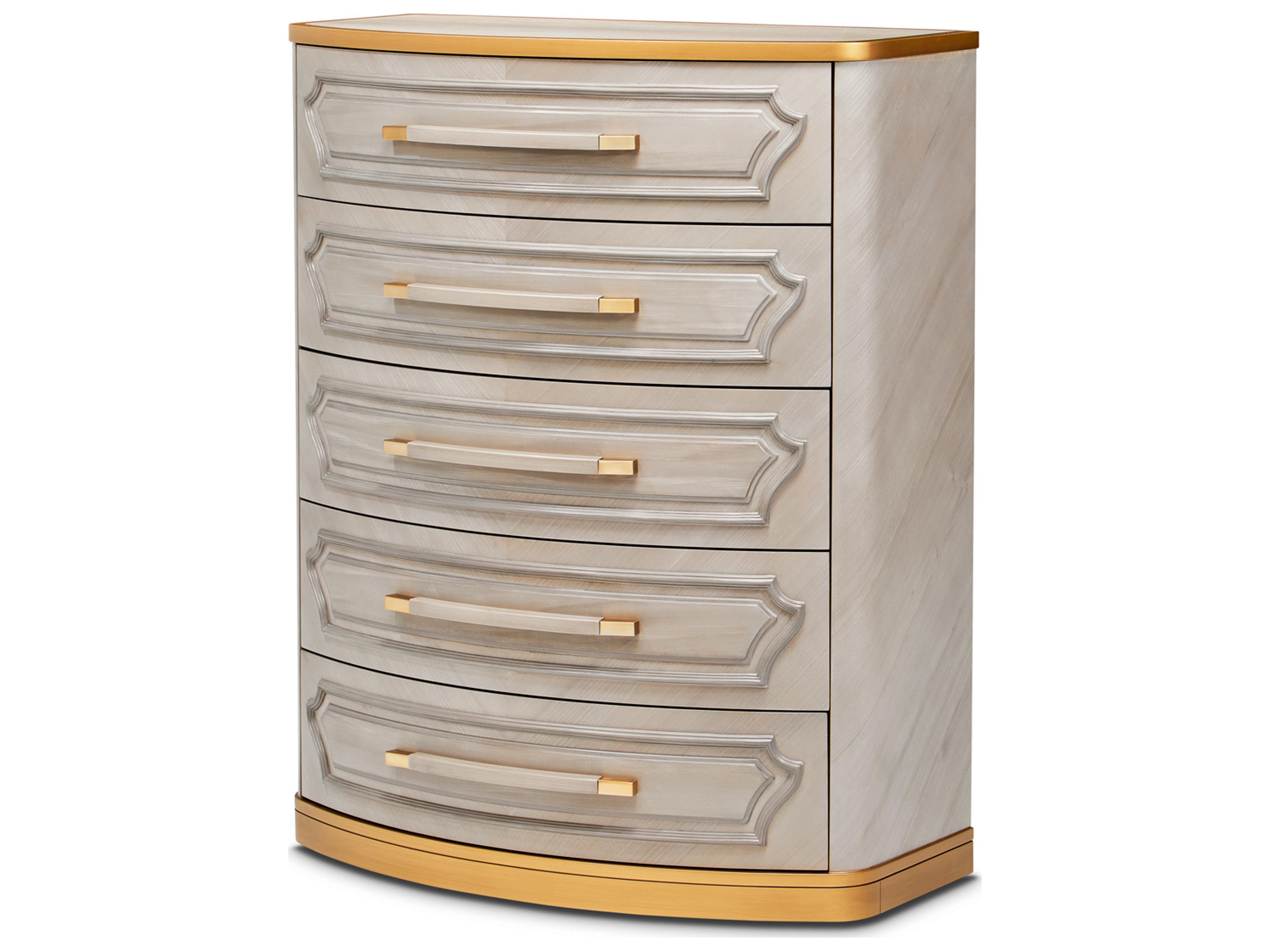 St. Charles Gray Poplar Wood Accent Chest