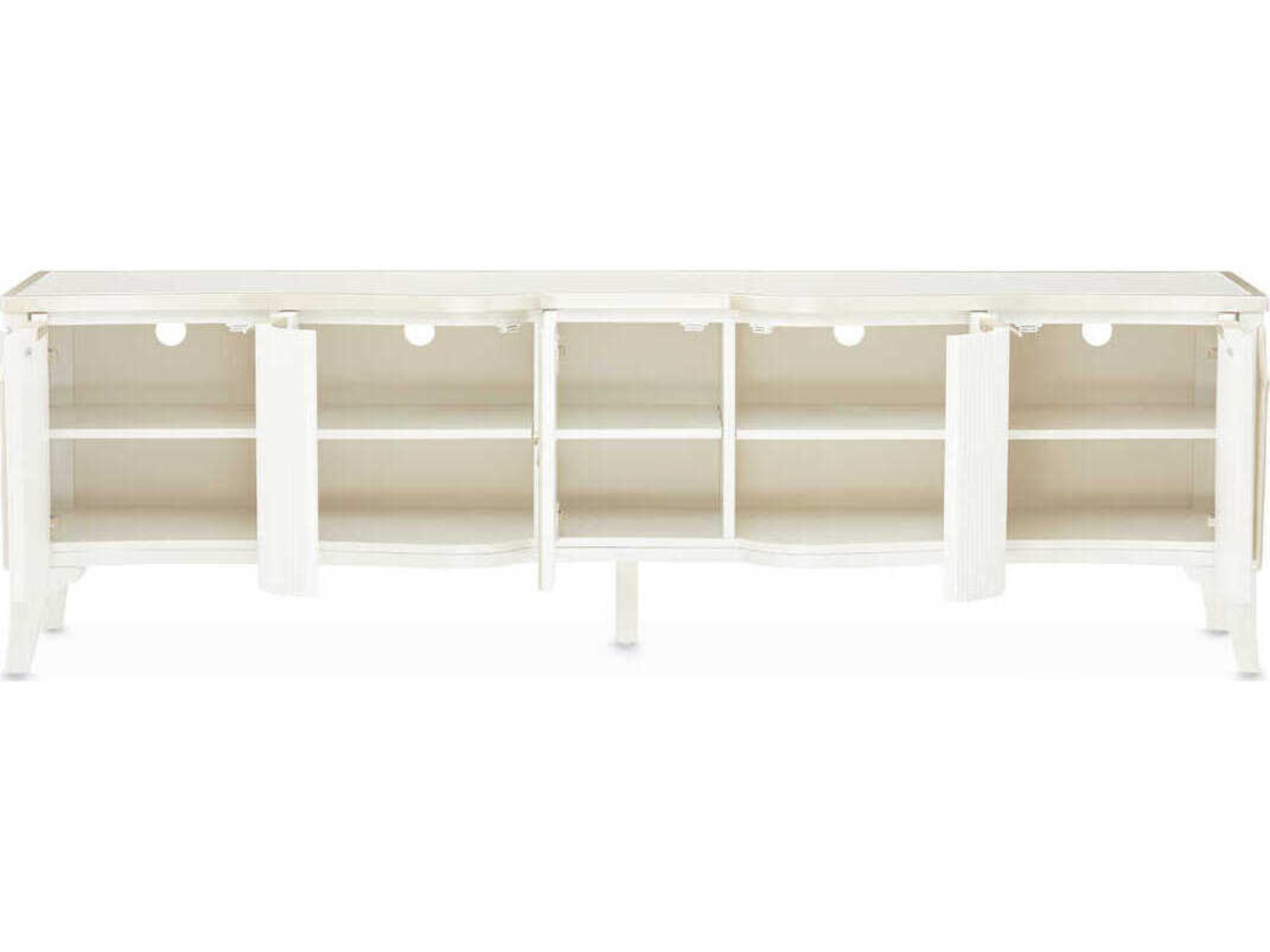 Luxecor Gilded 80" Poplar Wood Media Console