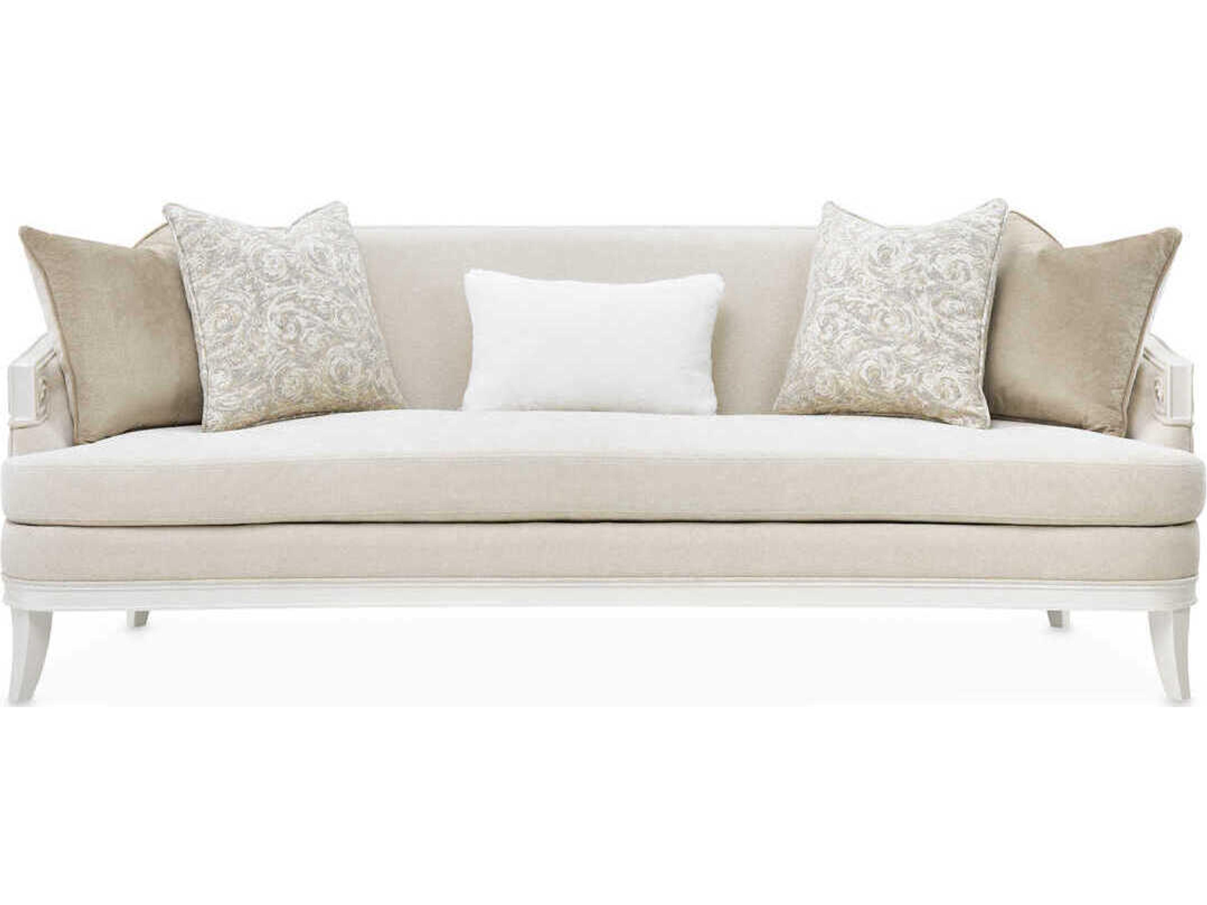 Luxecor Gilded Cream Upholstered Sofa
