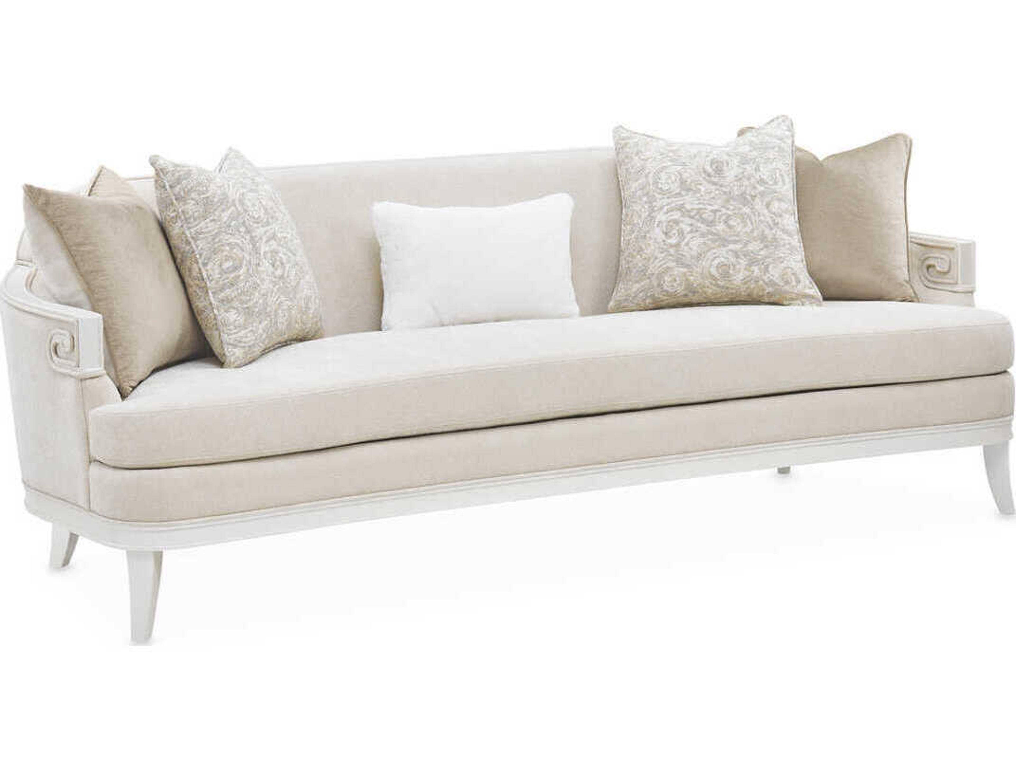 Luxecor Gilded Cream Upholstered Sofa