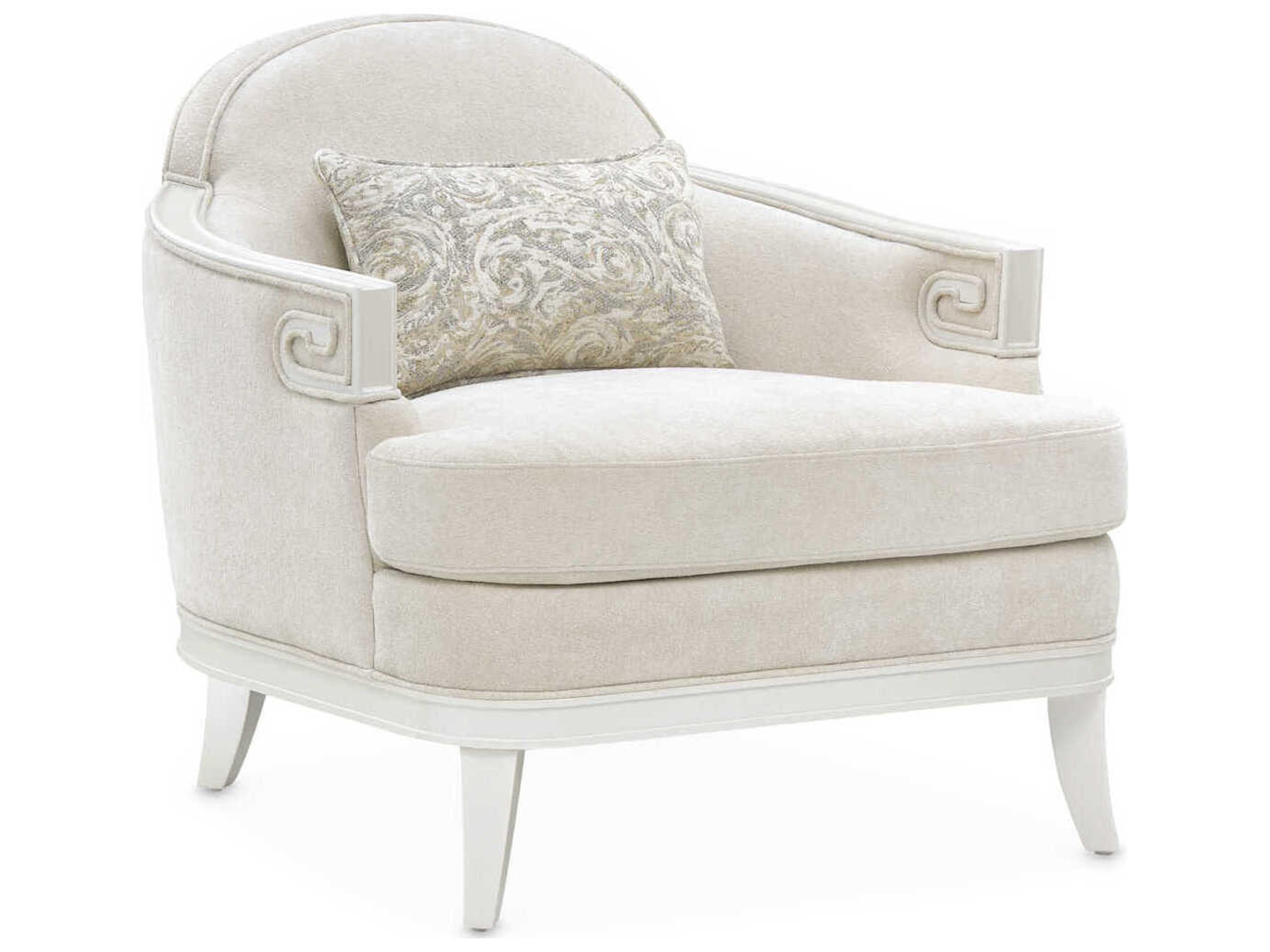 Luxecor Gilded Cream Accent Chair