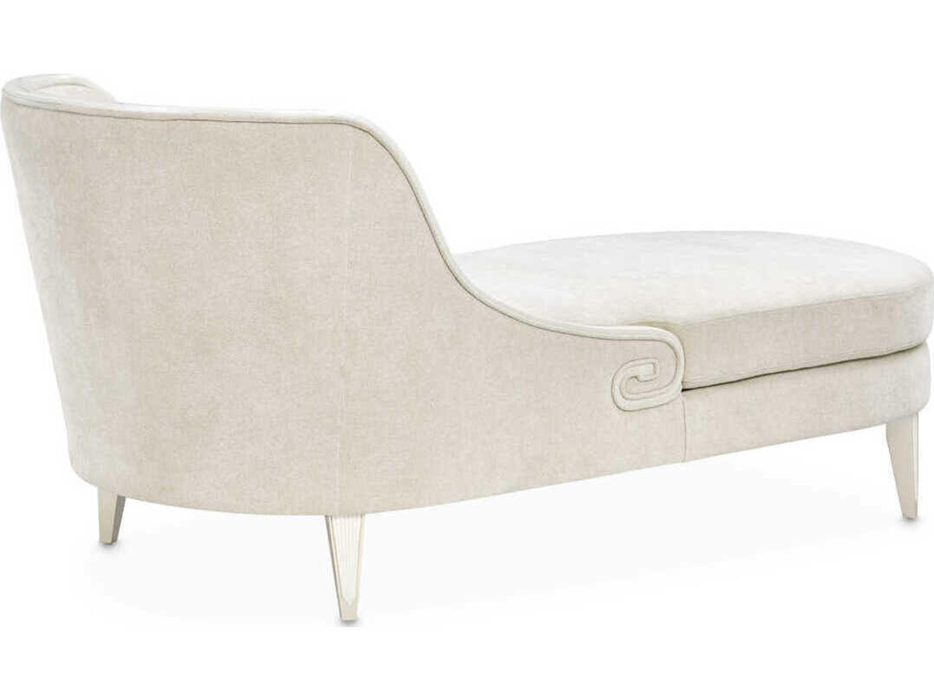 Luxecor Gilded Champagne Upholstered Chaise