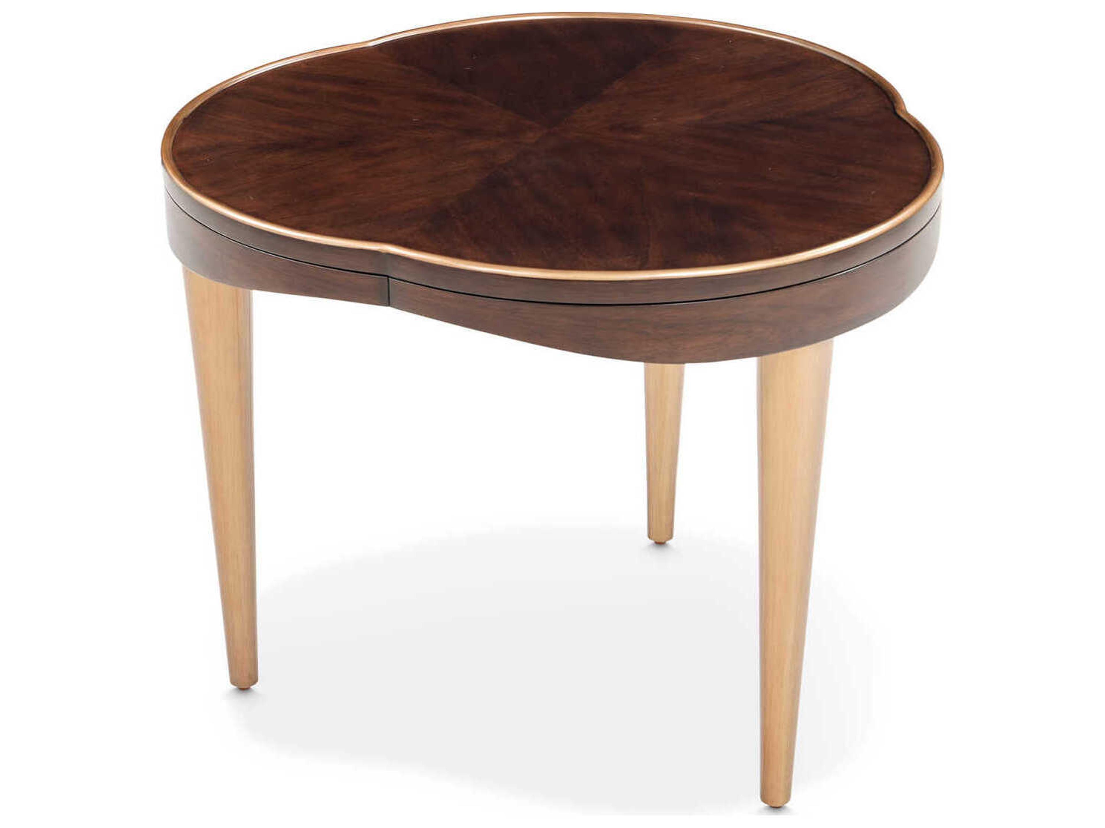 Luxecor Gilded Wood Warm End Table