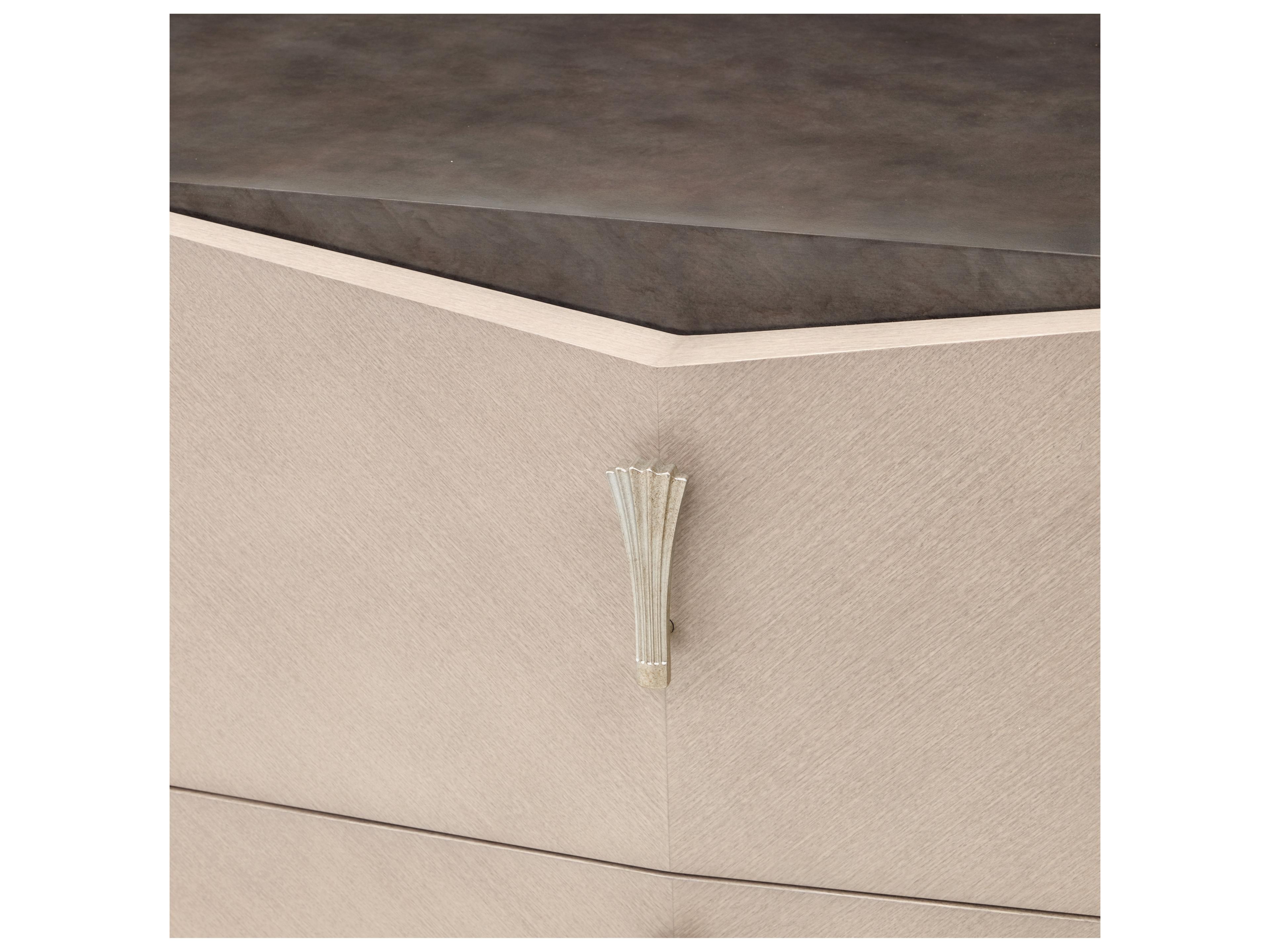 Luxecor Gilded Beige Poplar Wood Dresser