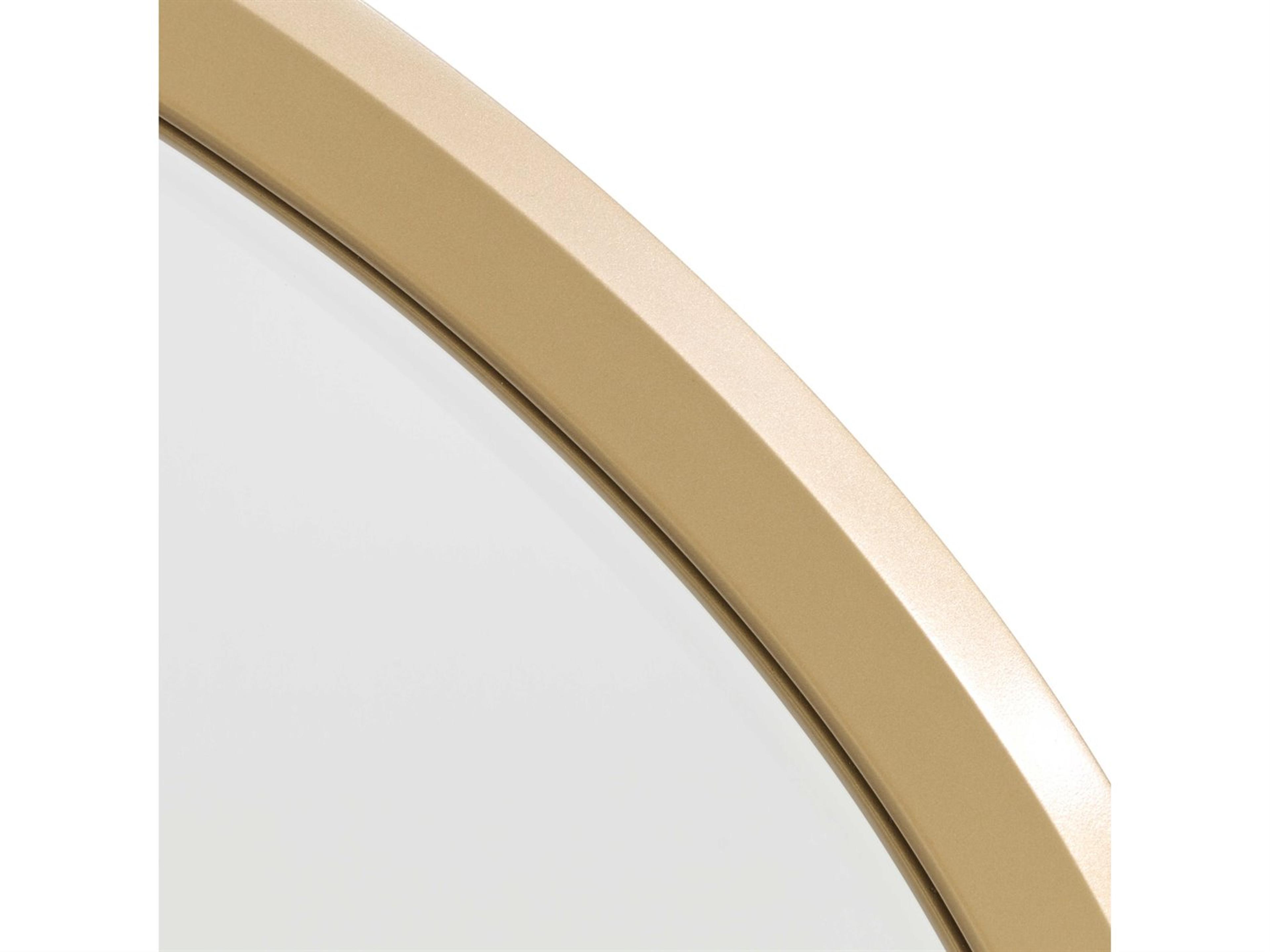 Luxecor Gilded Gold Oval Dresser Mirror