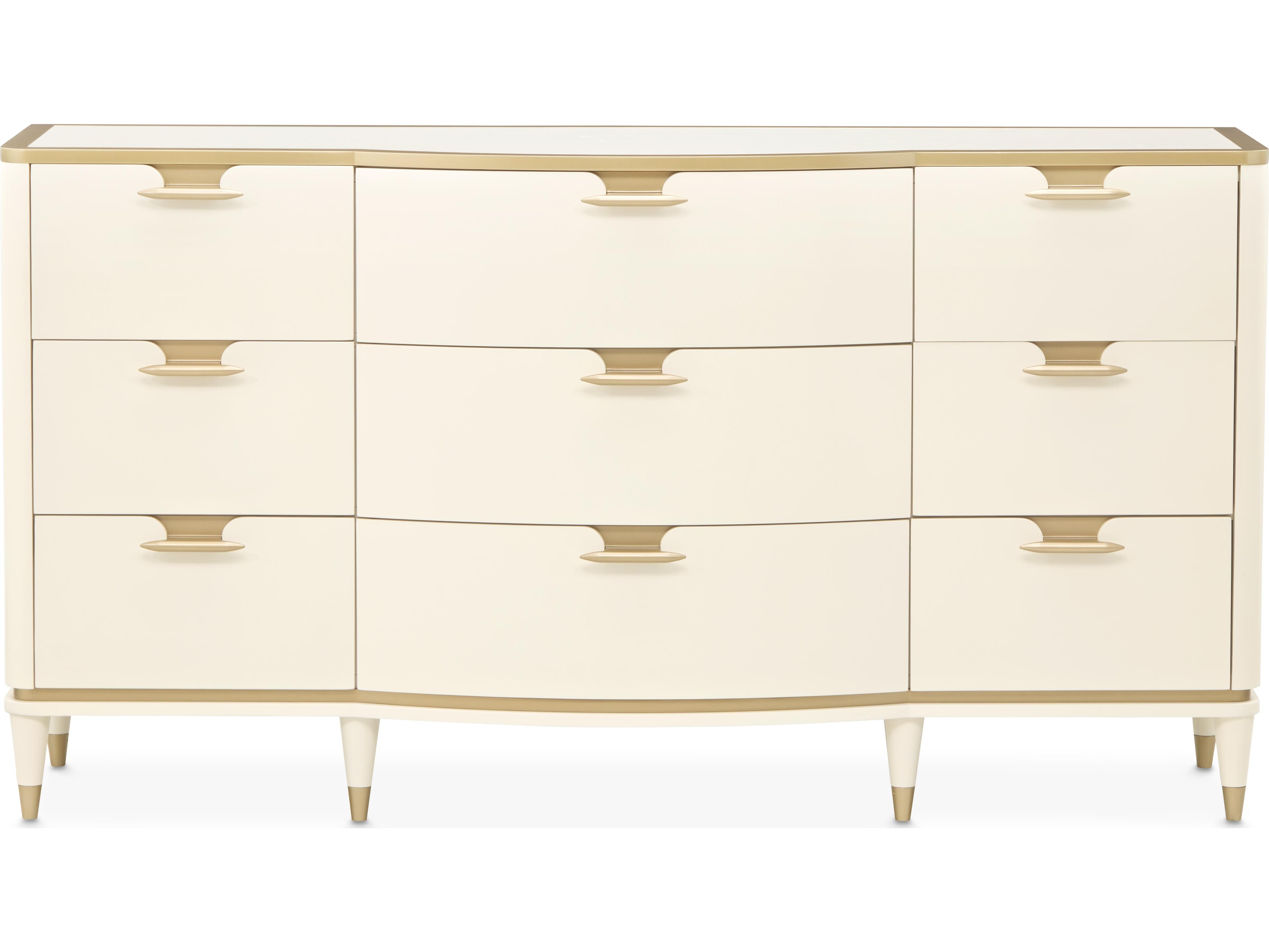 La Terrazza Beige Poplar Wood Dresser