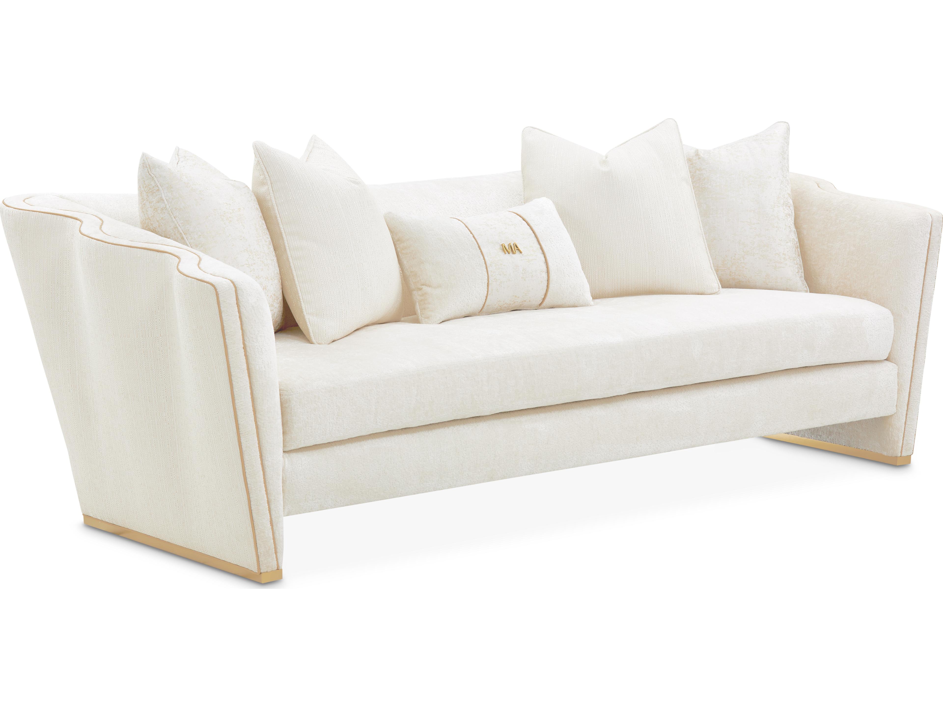 Luxecor Gilded Starlight Light Champagne Upholstered Sofa