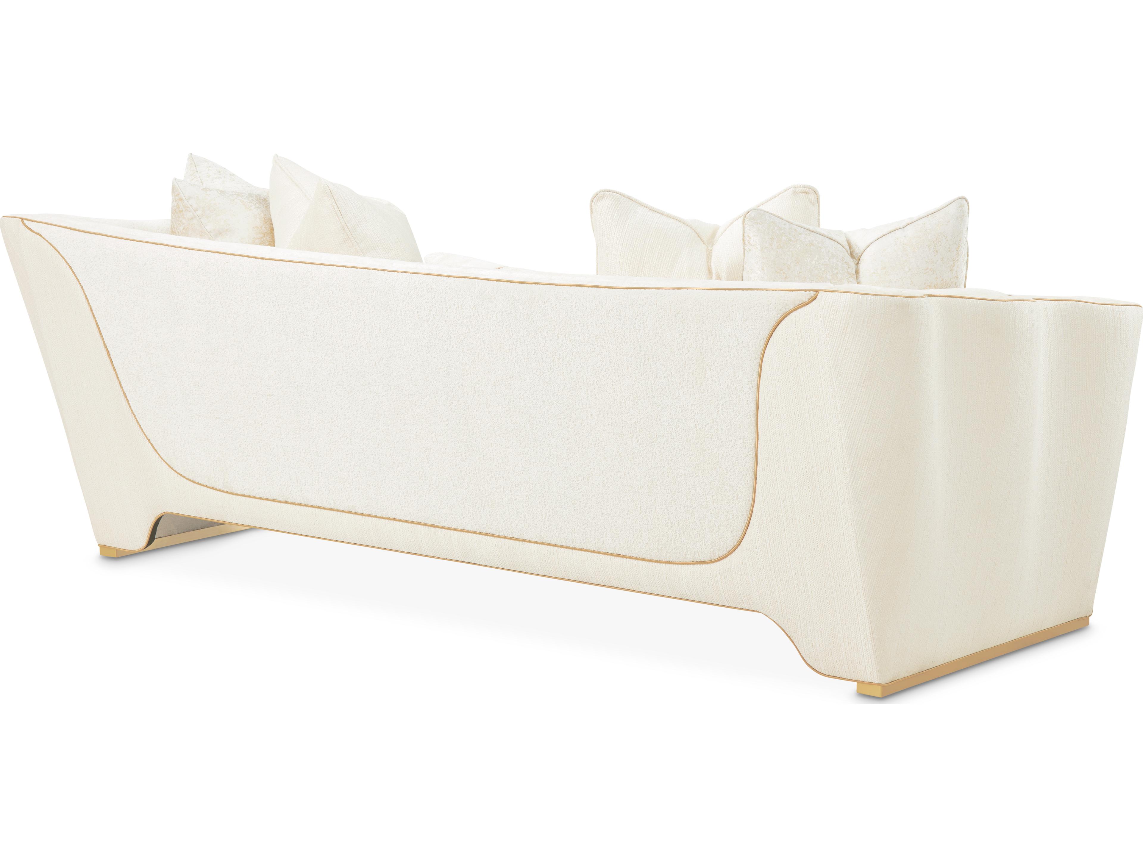 Luxecor Gilded Starlight Light Champagne Upholstered Sofa