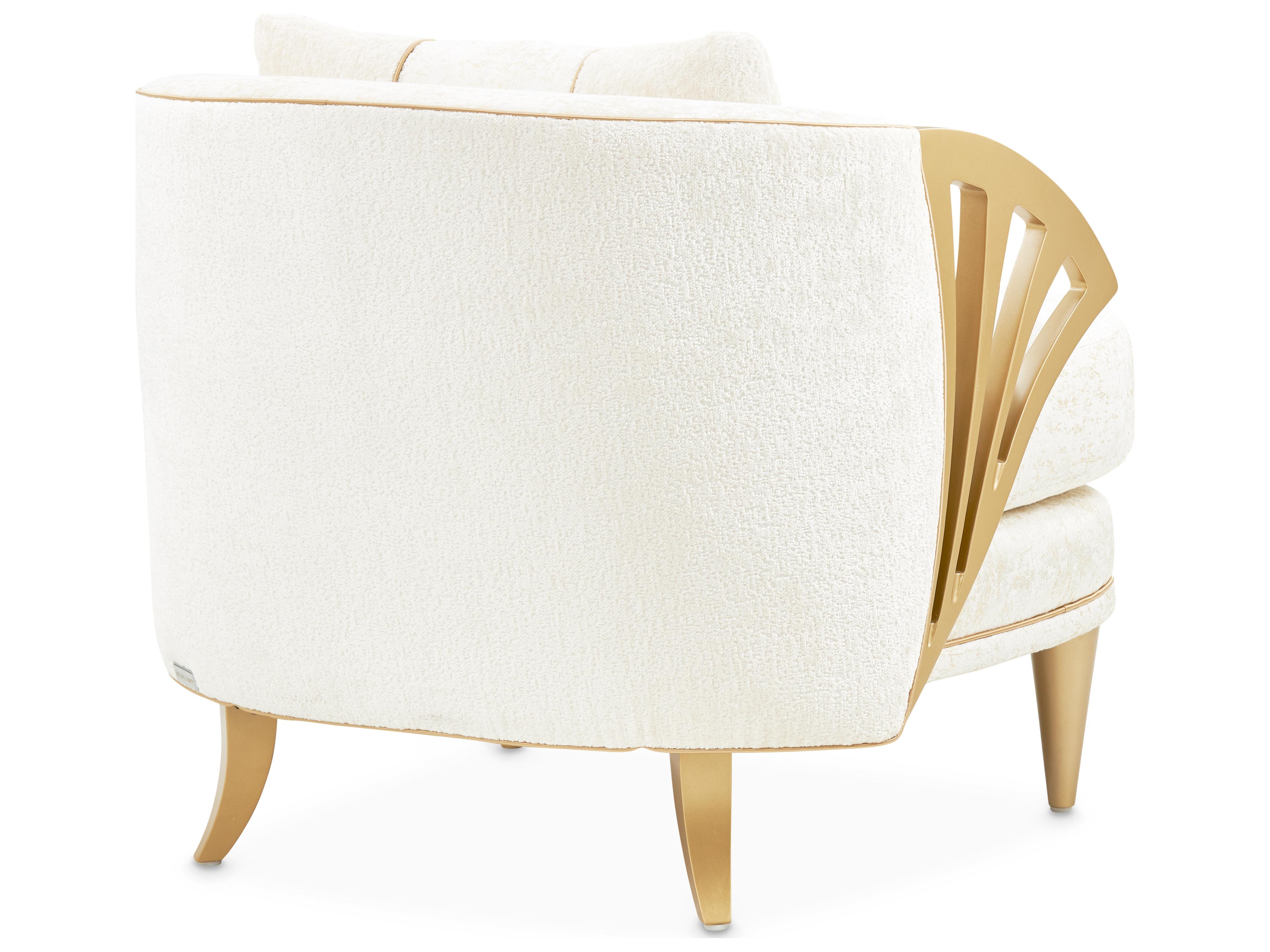 Luxecor Gilded Champagne Accent Chair