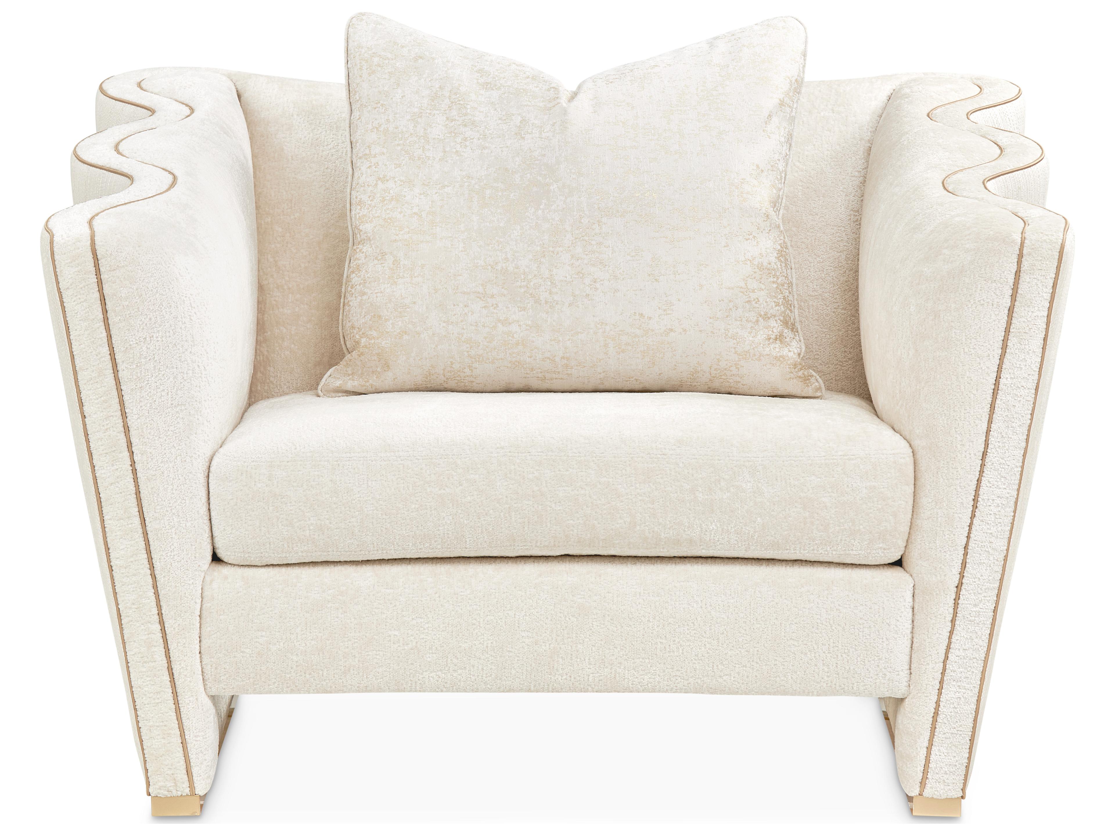 Luxecor Gilded Champagne Accent Chair