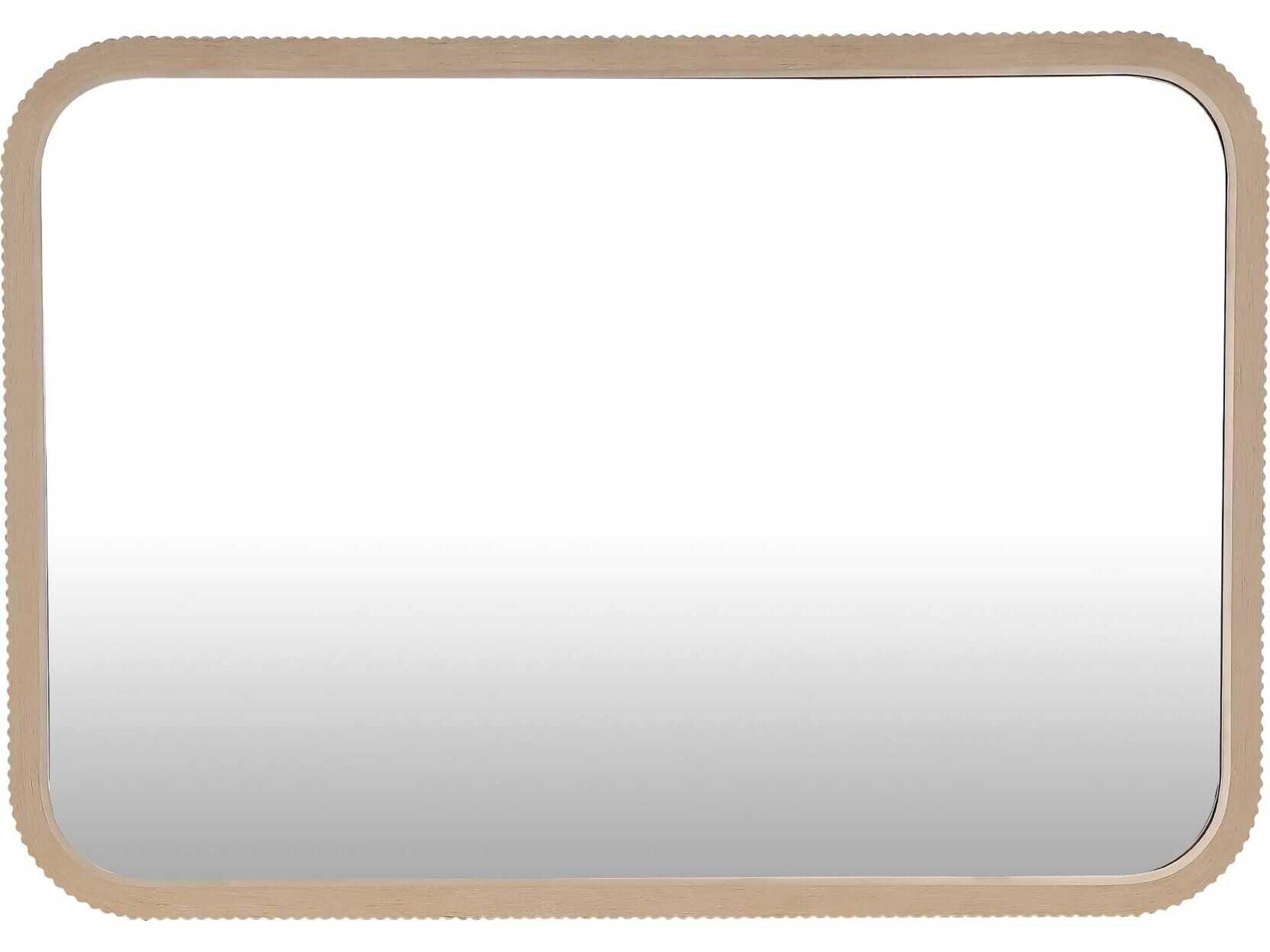 Luxecor Gilded Sea Salt Caramel Rectangular Dresser Mirror