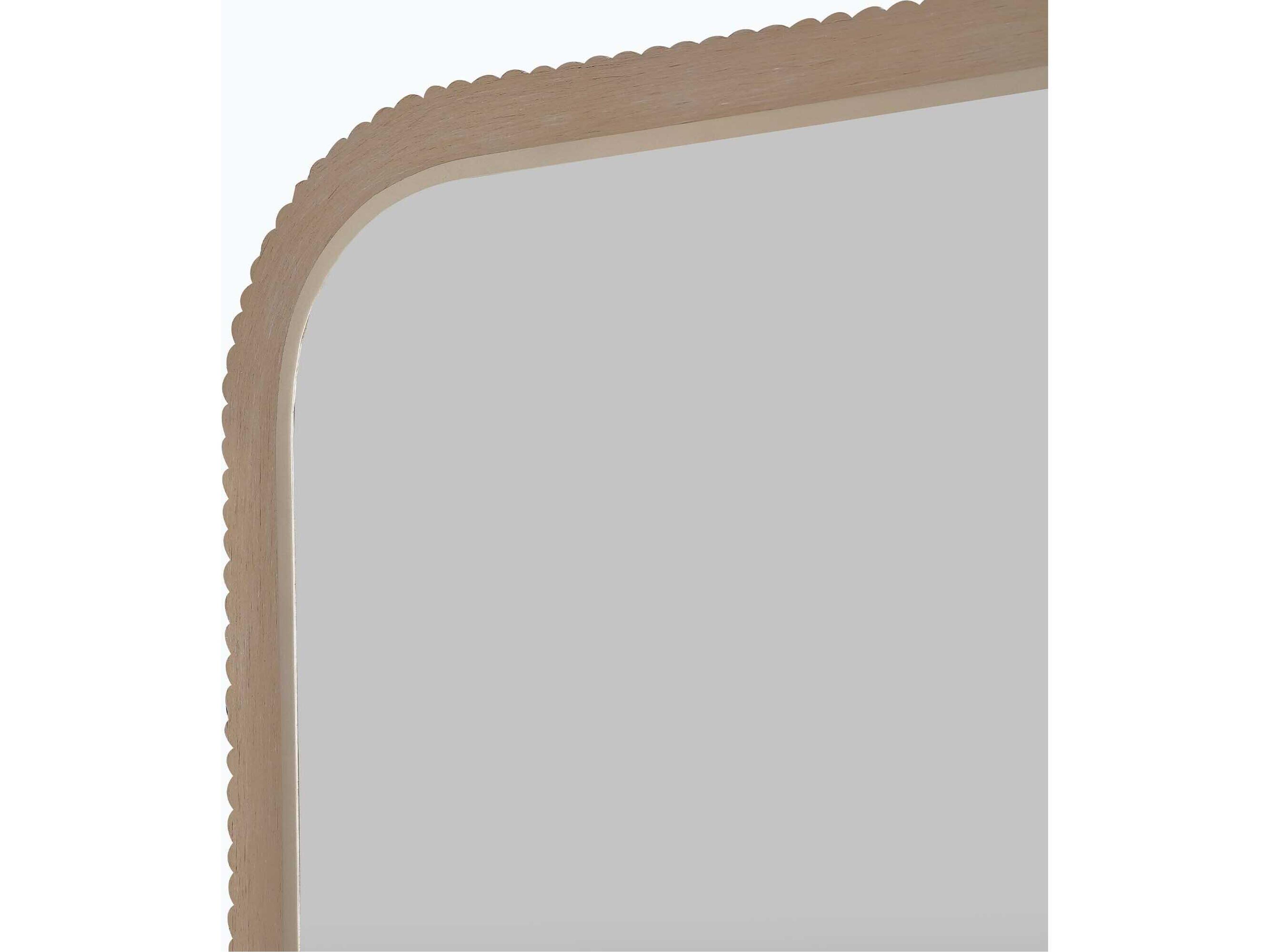 Luxecor Gilded Sea Salt Caramel Rectangular Dresser Mirror